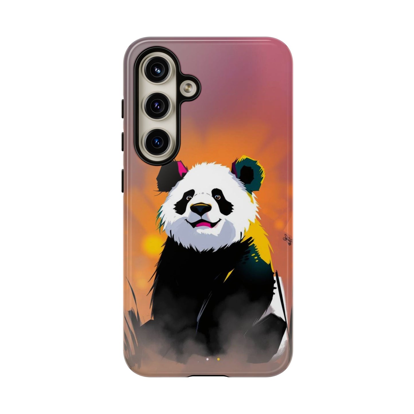 Pop Art Panda Design Phone Case