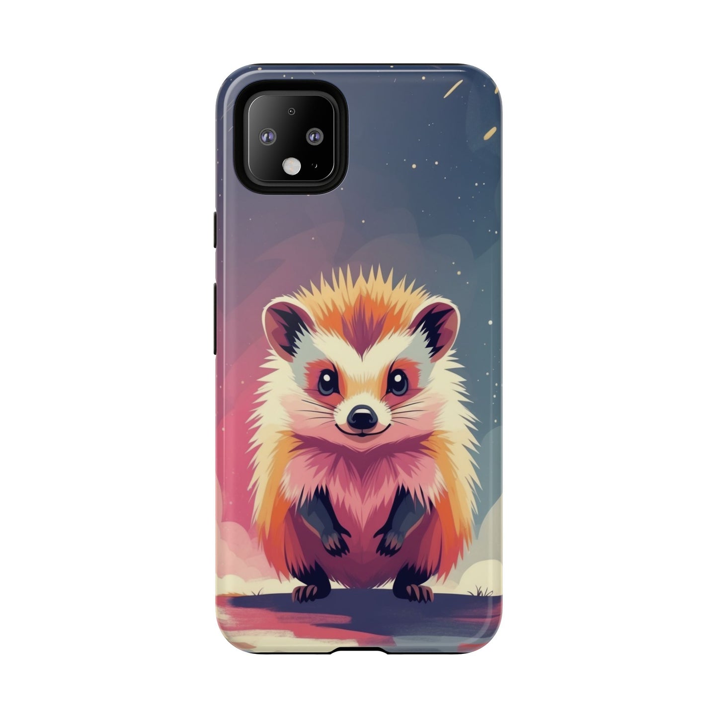 Stylised Hedgehog Design Phone Case