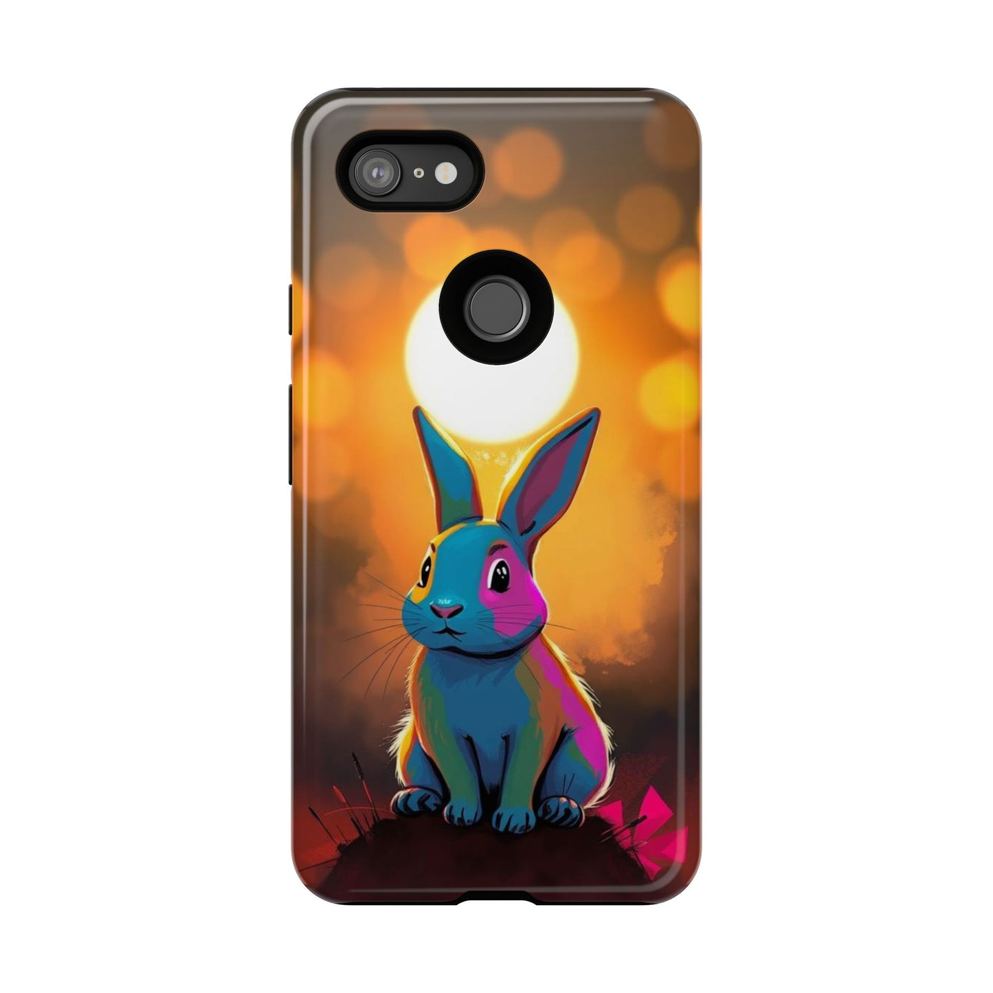 Pop Art Rabbit Design Phone Case