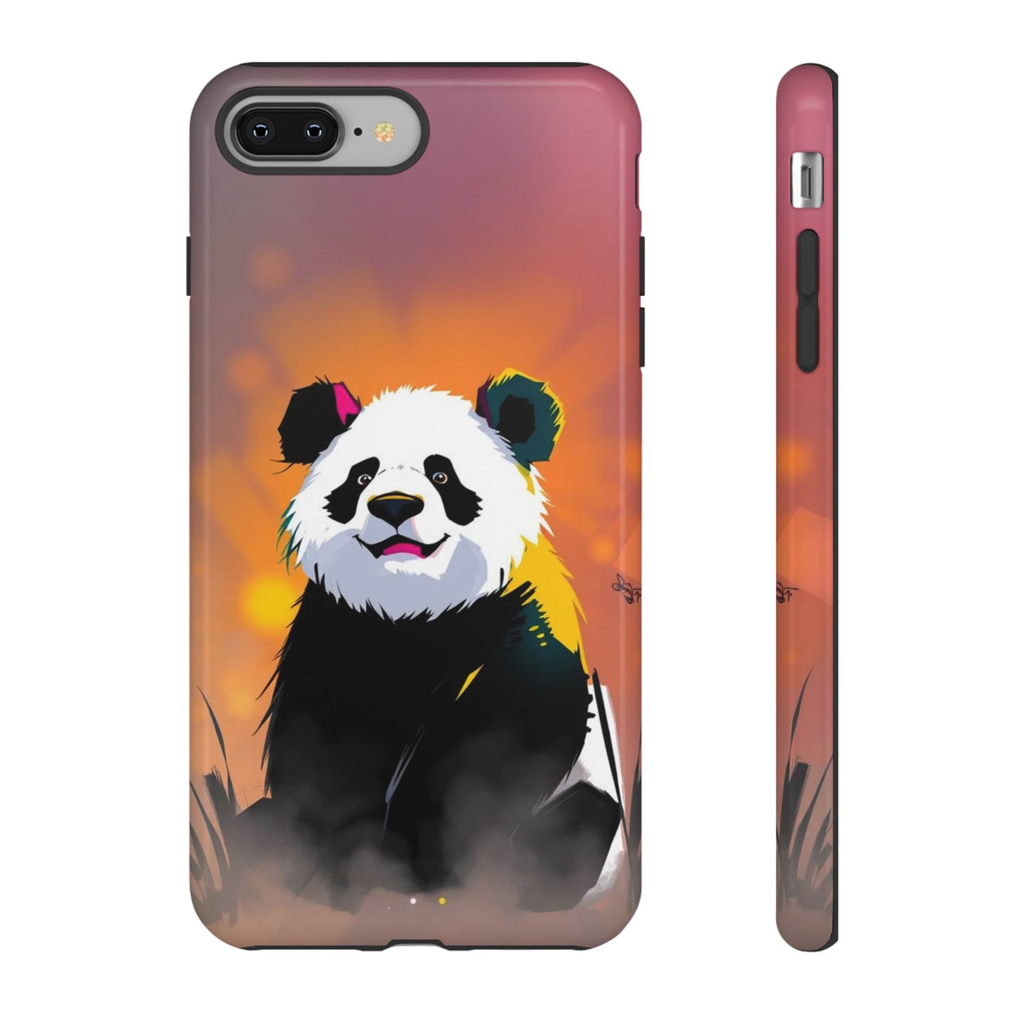 Pop Art Panda Design Phone Case