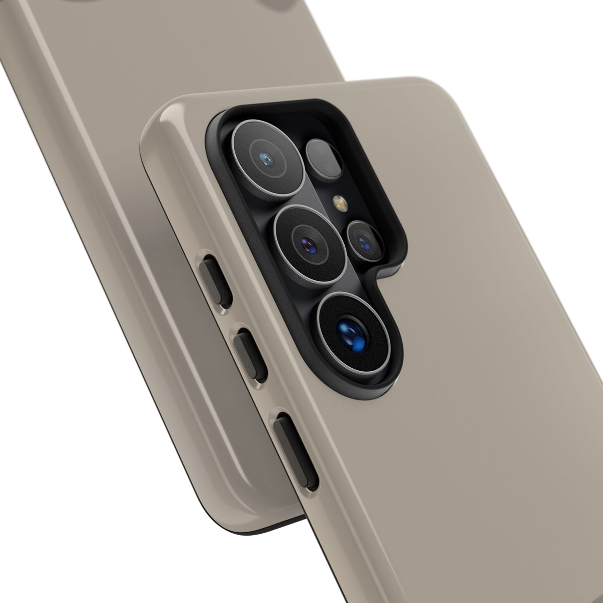 Beige Abstract Waves Protective Phone Case - Beige Phone Case