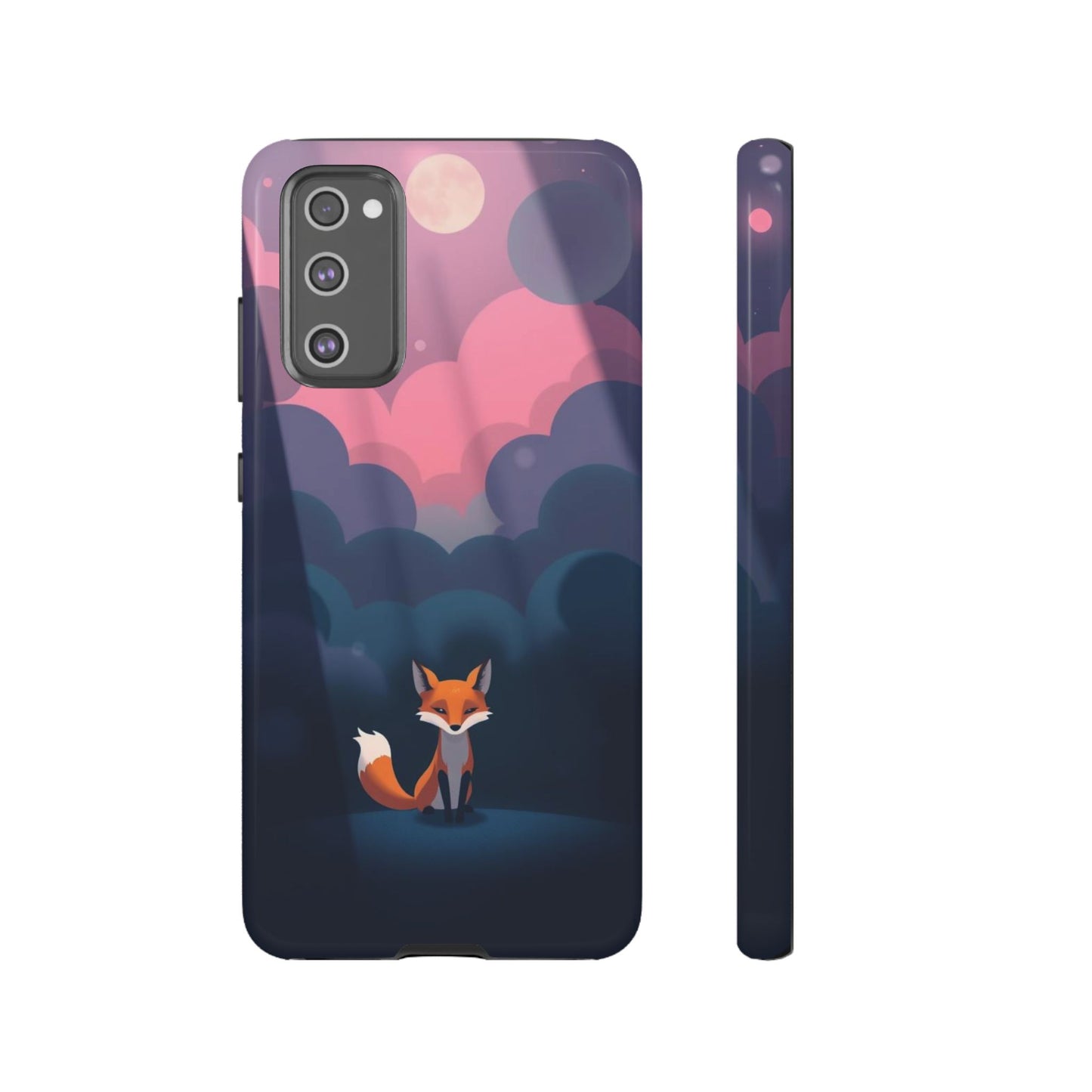 Moody Pop Art Fox Design Phone Case