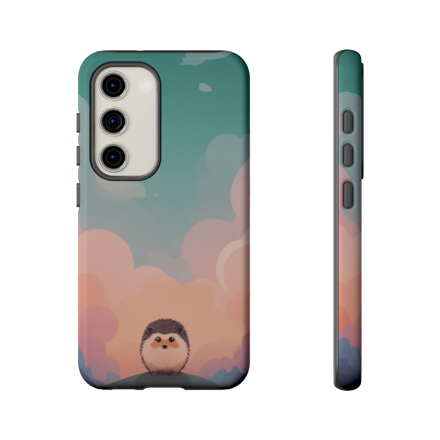 Cute Hedgehog & Cloud Design Phone Case