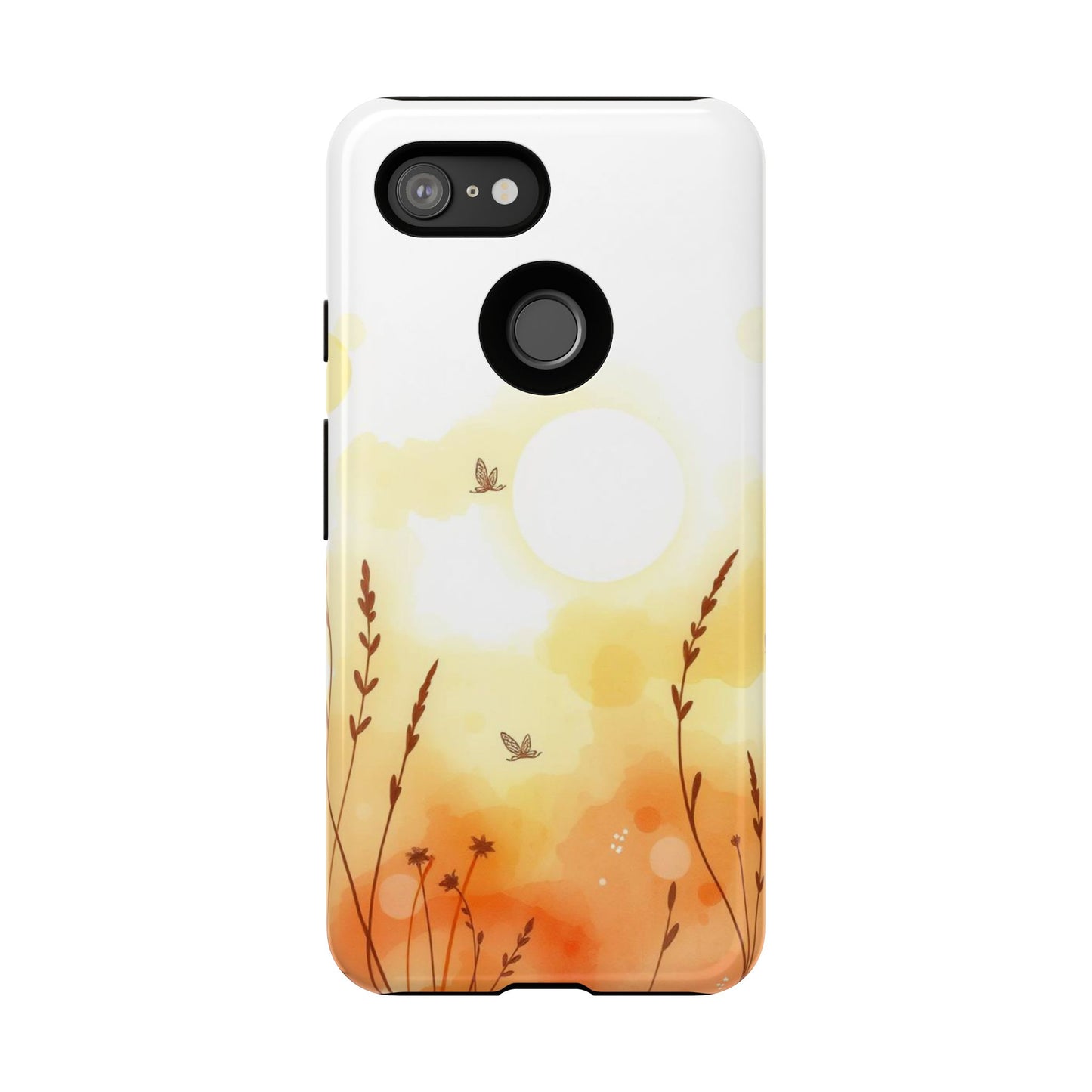 Boho Chic Watercolour Wildflower Pattern Phone Case