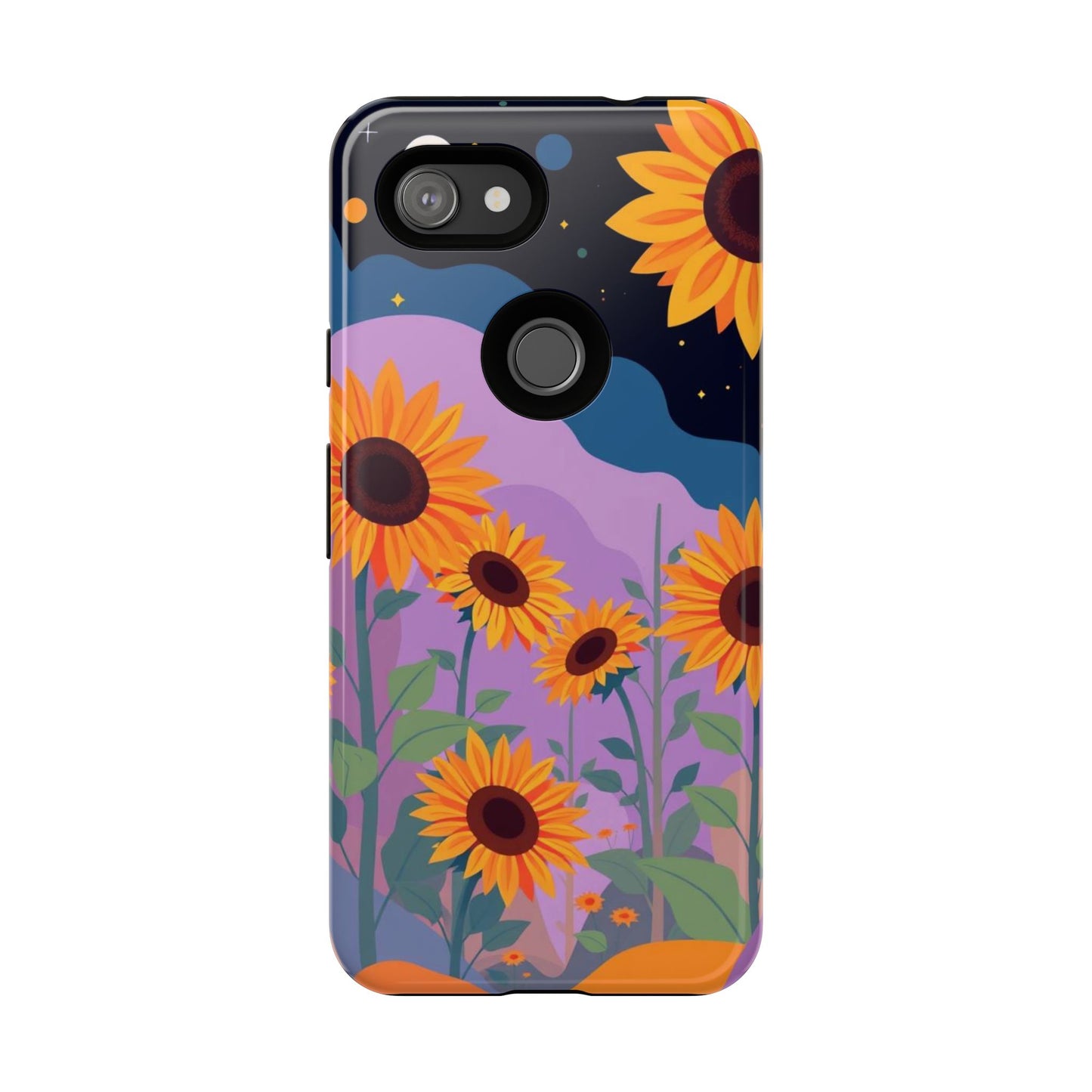 Surreal Sunflower Design Phone Case