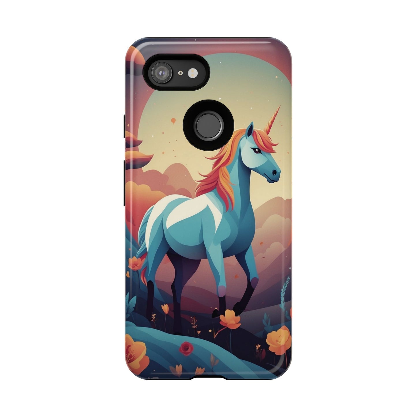 Stylised Unicorn Design Phone Case