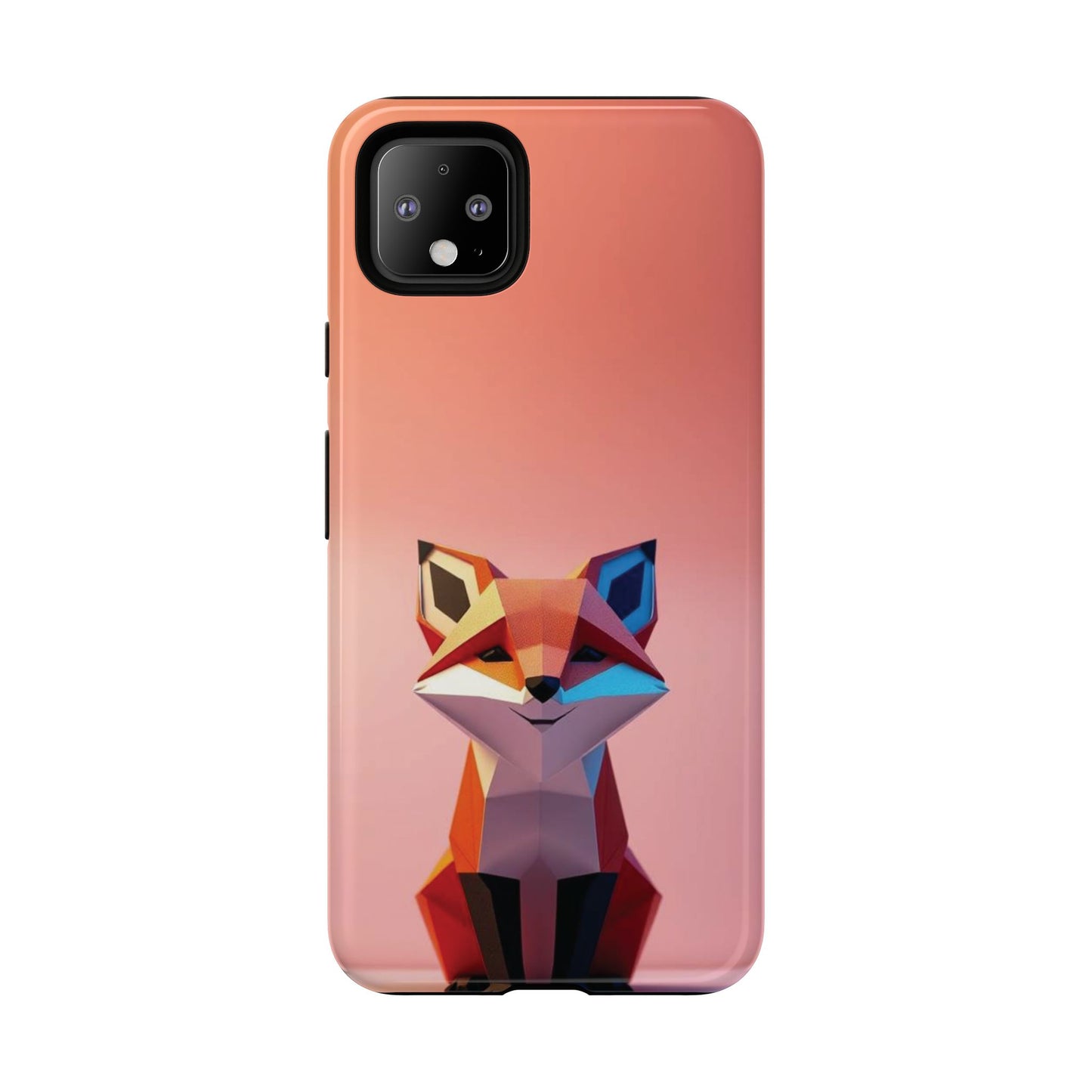 Origami Fox Design Phone Case