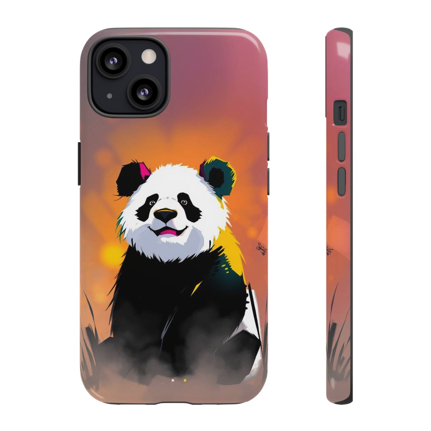 Pop Art Panda Design Phone Case