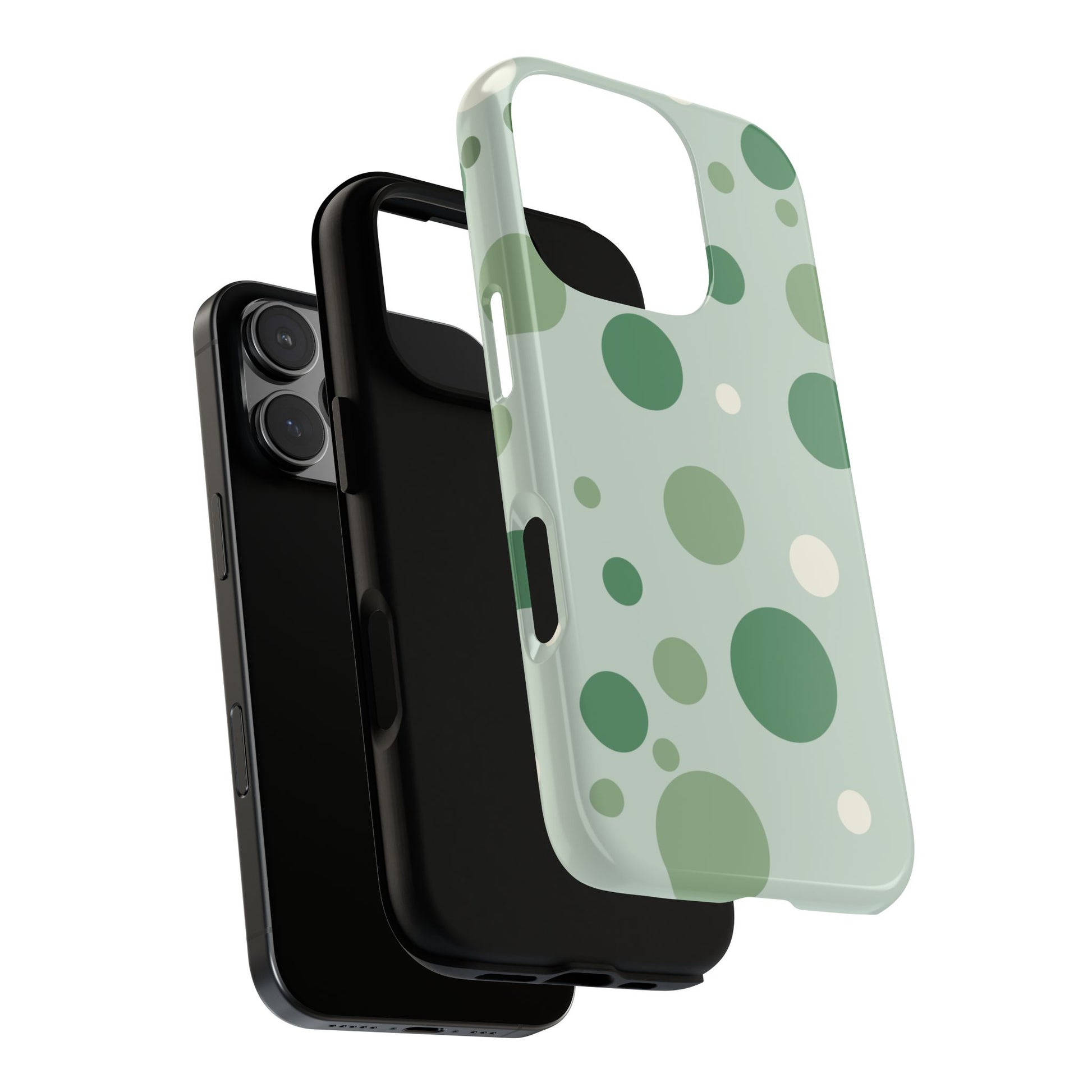 Phone Case - ’Bold Green Dot Pattern’ Phone Case