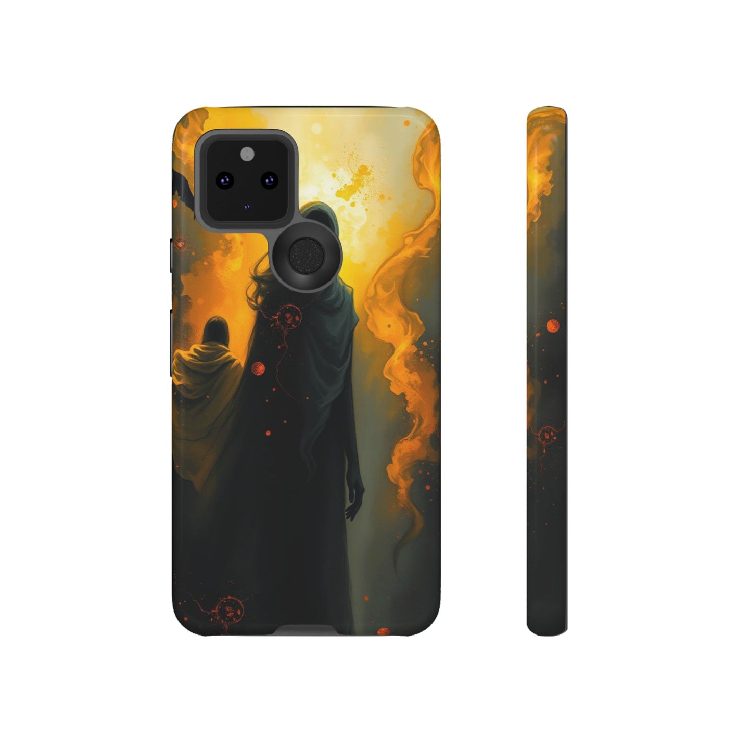 Acrylic Gothic Myterious Figures Phone Case