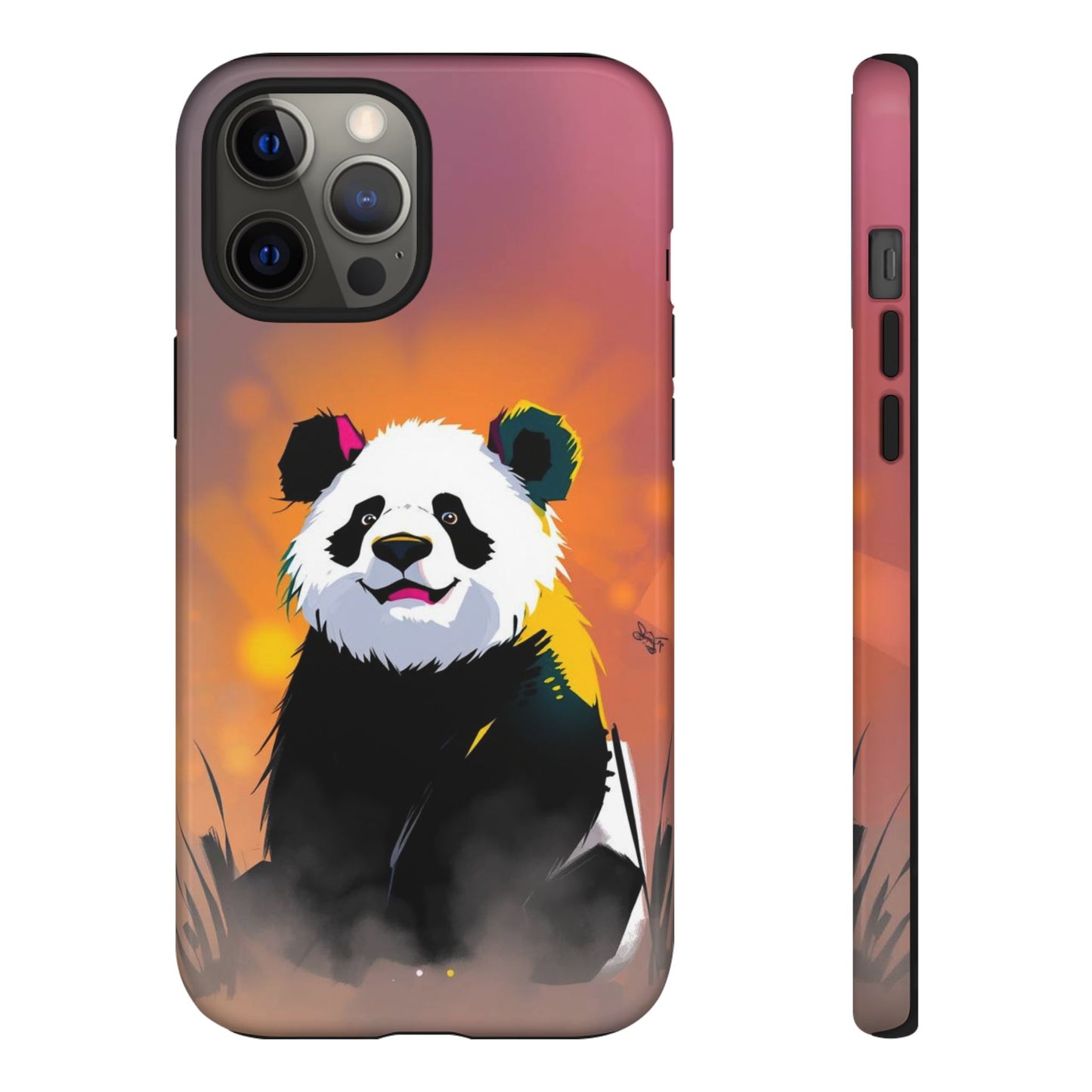 Pop Art Panda Design Phone Case