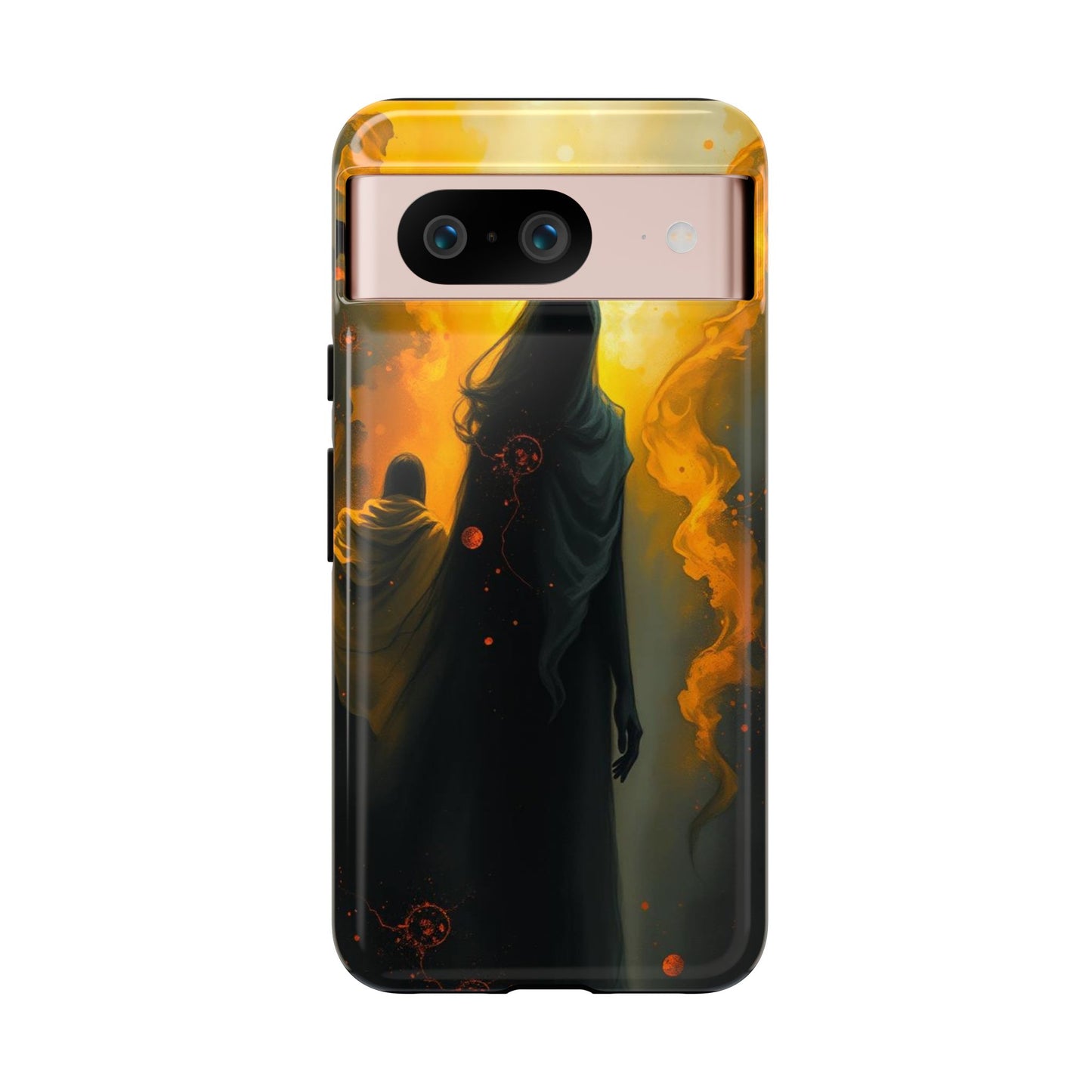 Acrylic Gothic Myterious Figures Phone Case