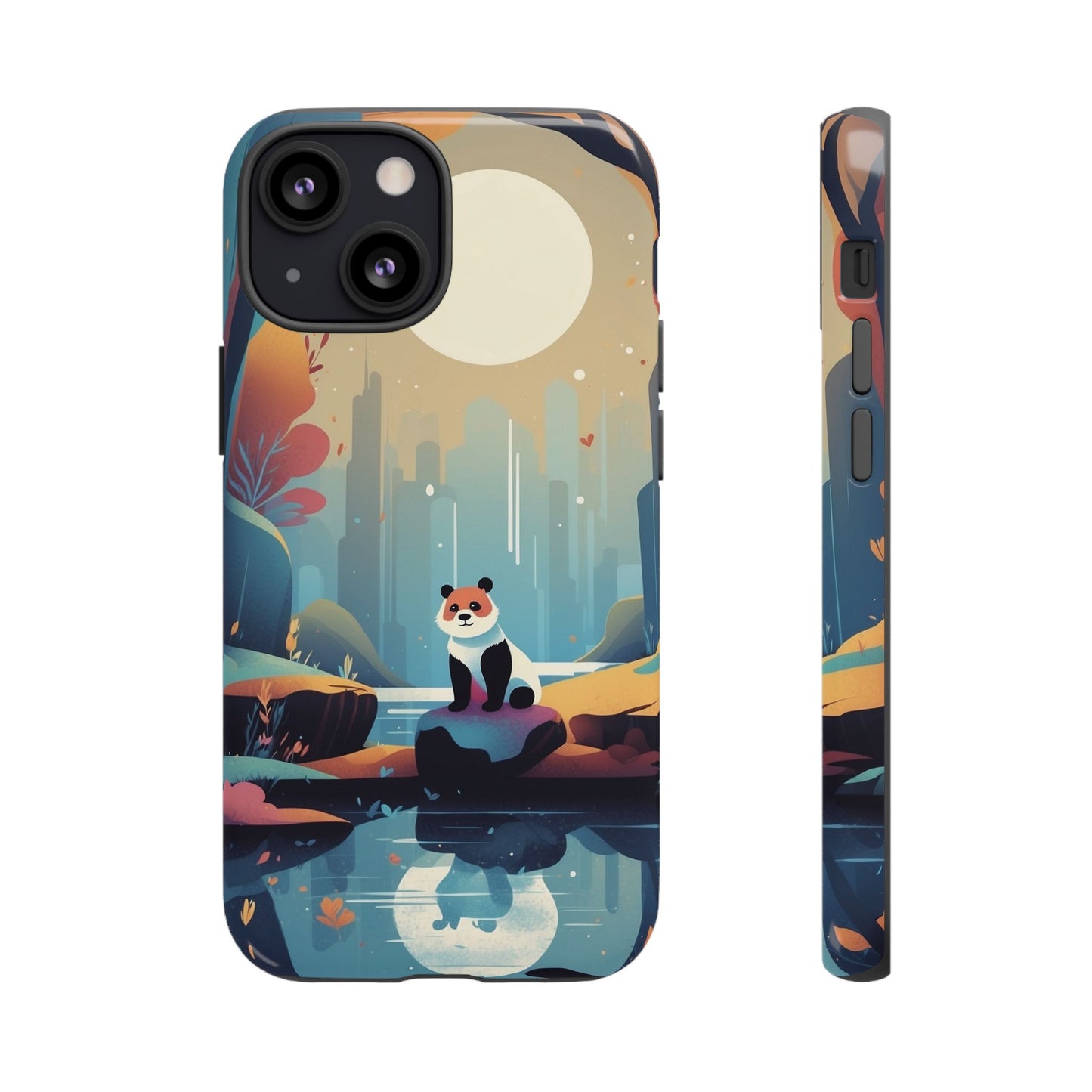 Stylised Panda Design Phone Case