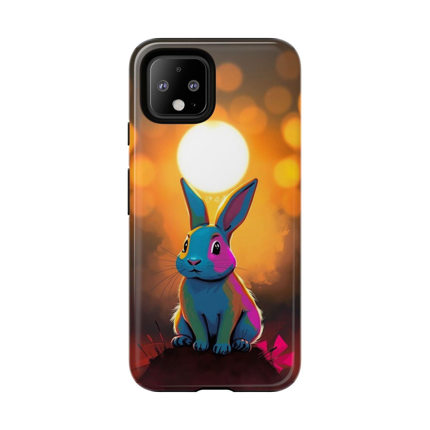 Pop Art Rabbit Design Phone Case