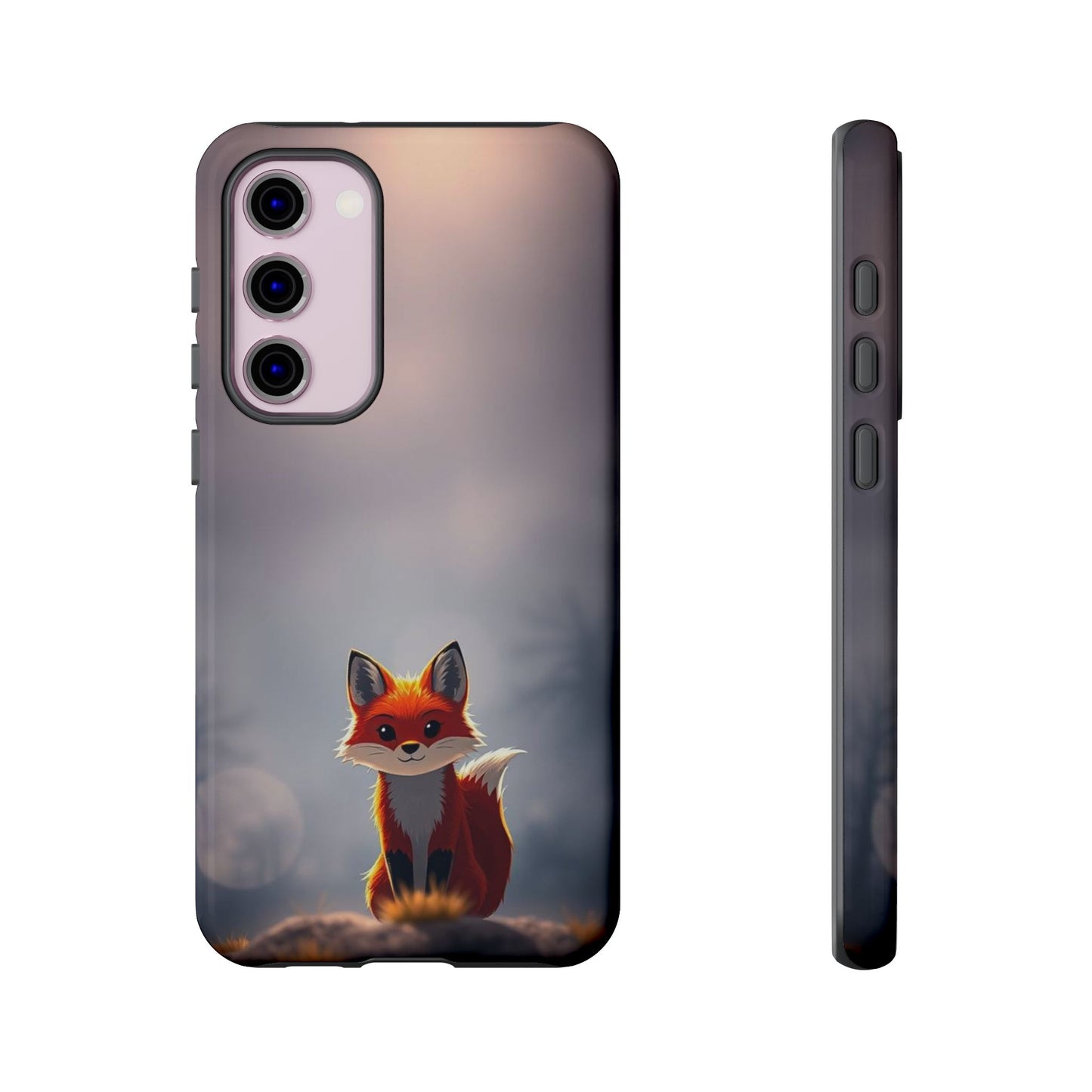 Cute Gothic Fox Design Phone Case