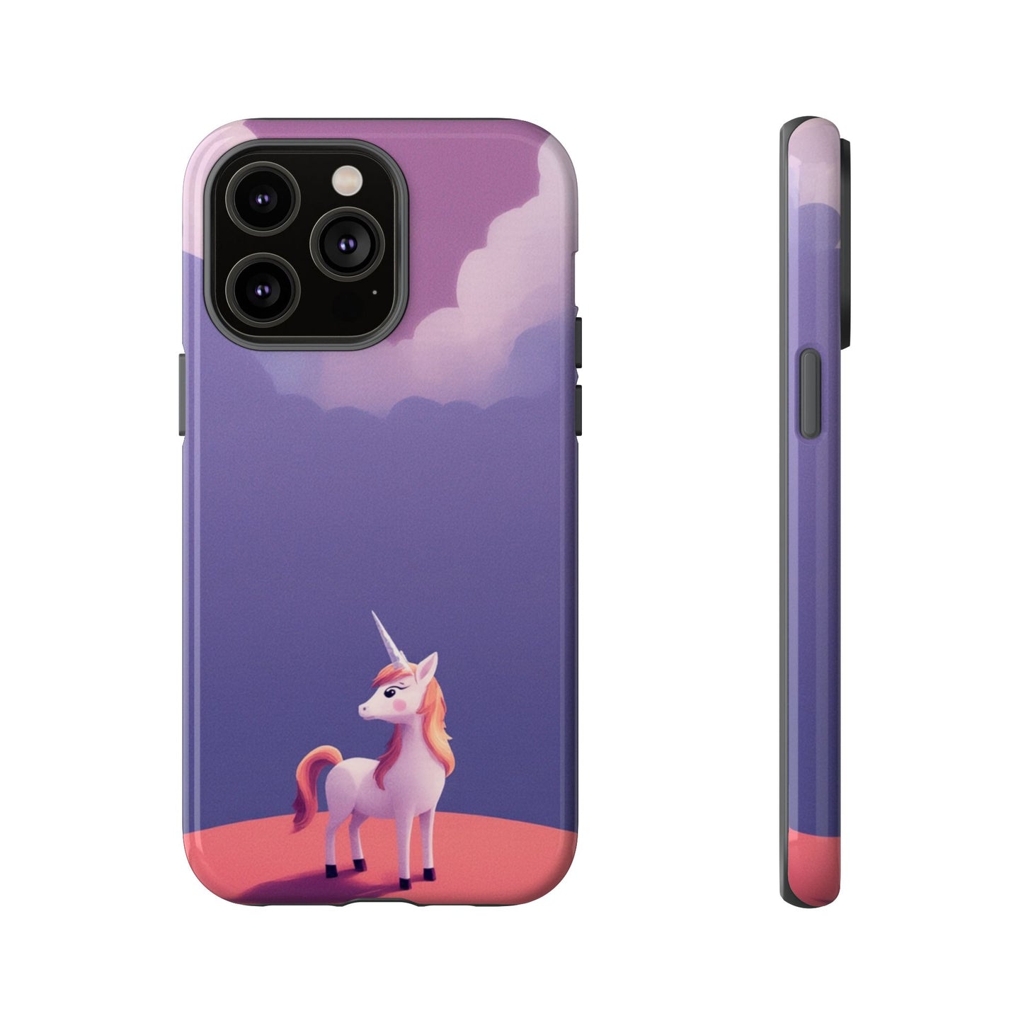 Cute Unicorn & Cloud Design Phone Case