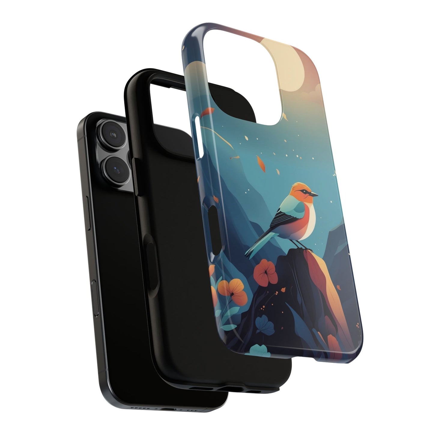 Stylised Bird Design Phone Case