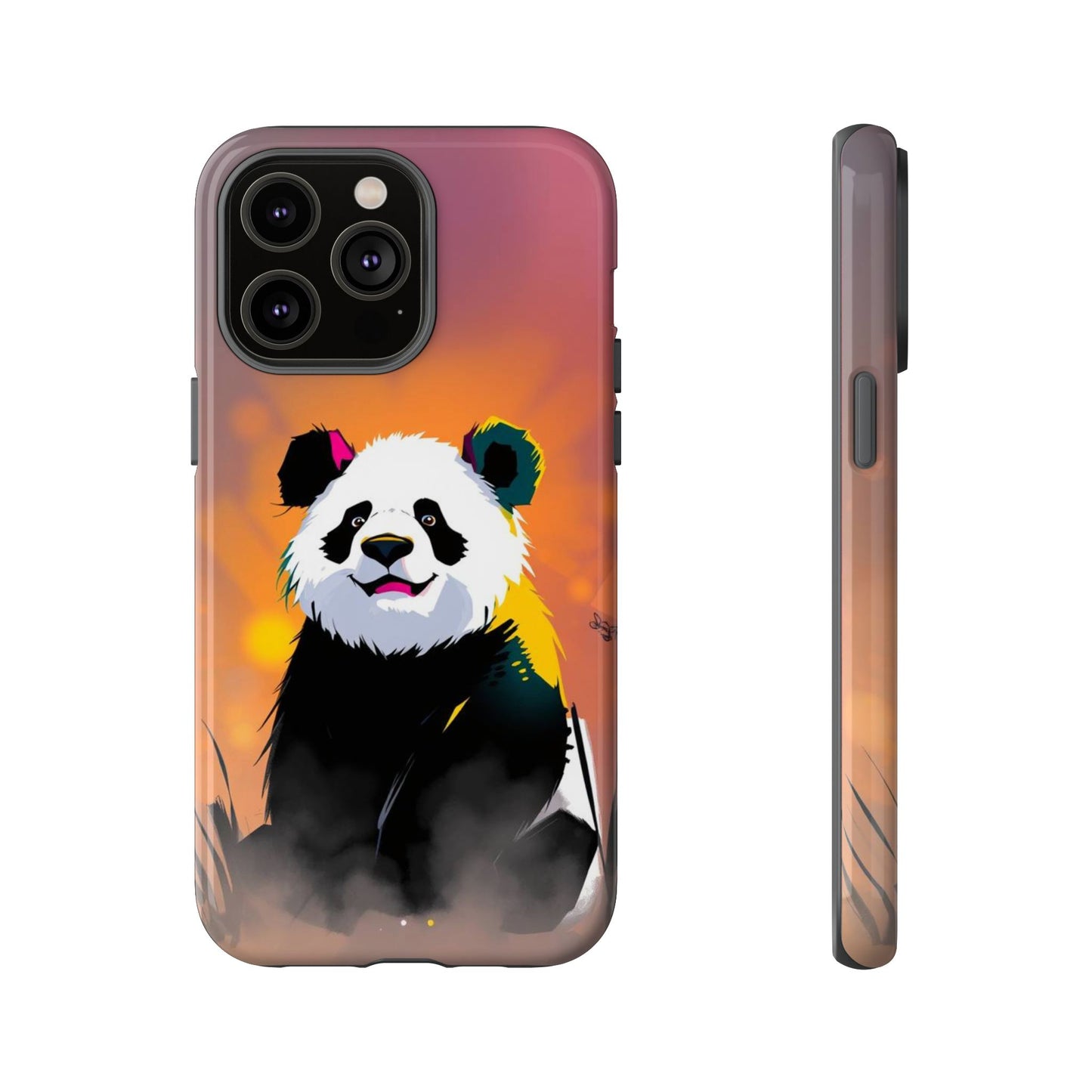 Pop Art Panda Design Phone Case