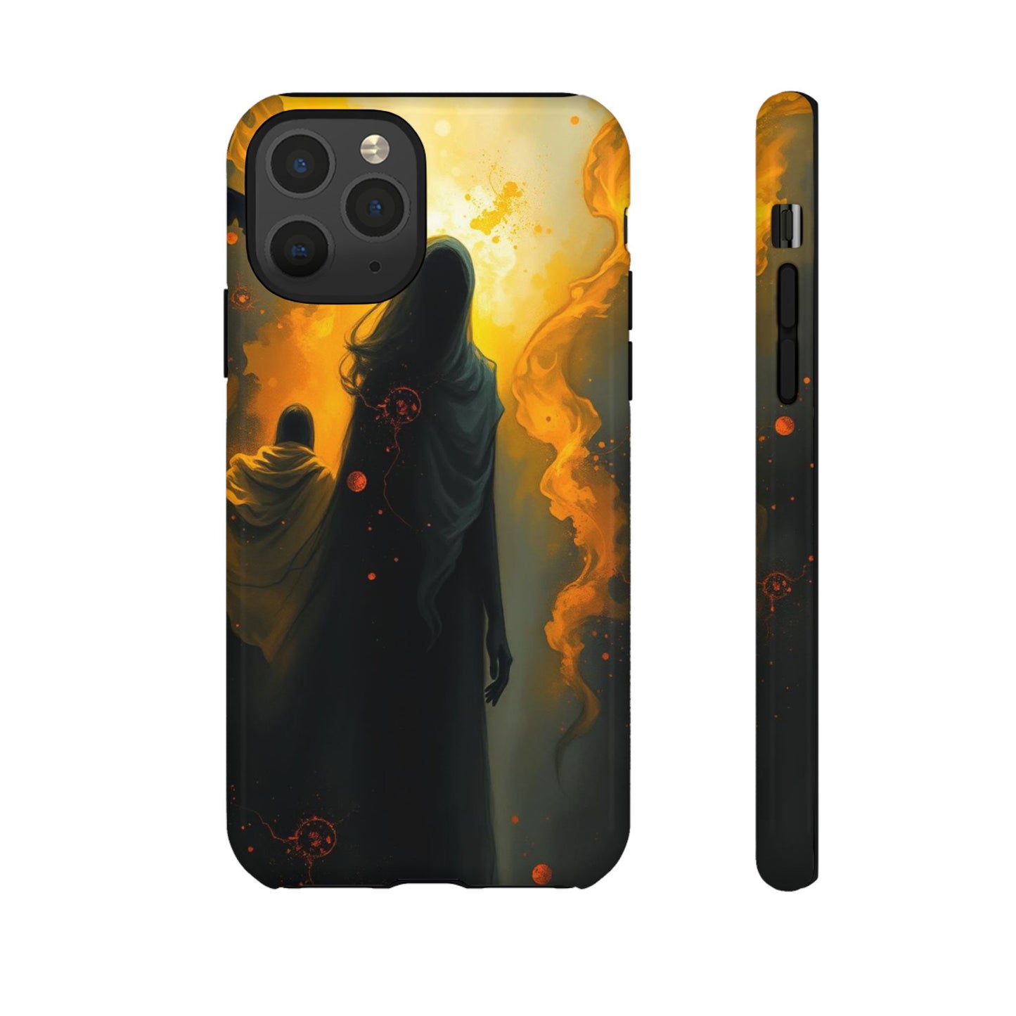 Acrylic Gothic Myterious Figures Phone Case