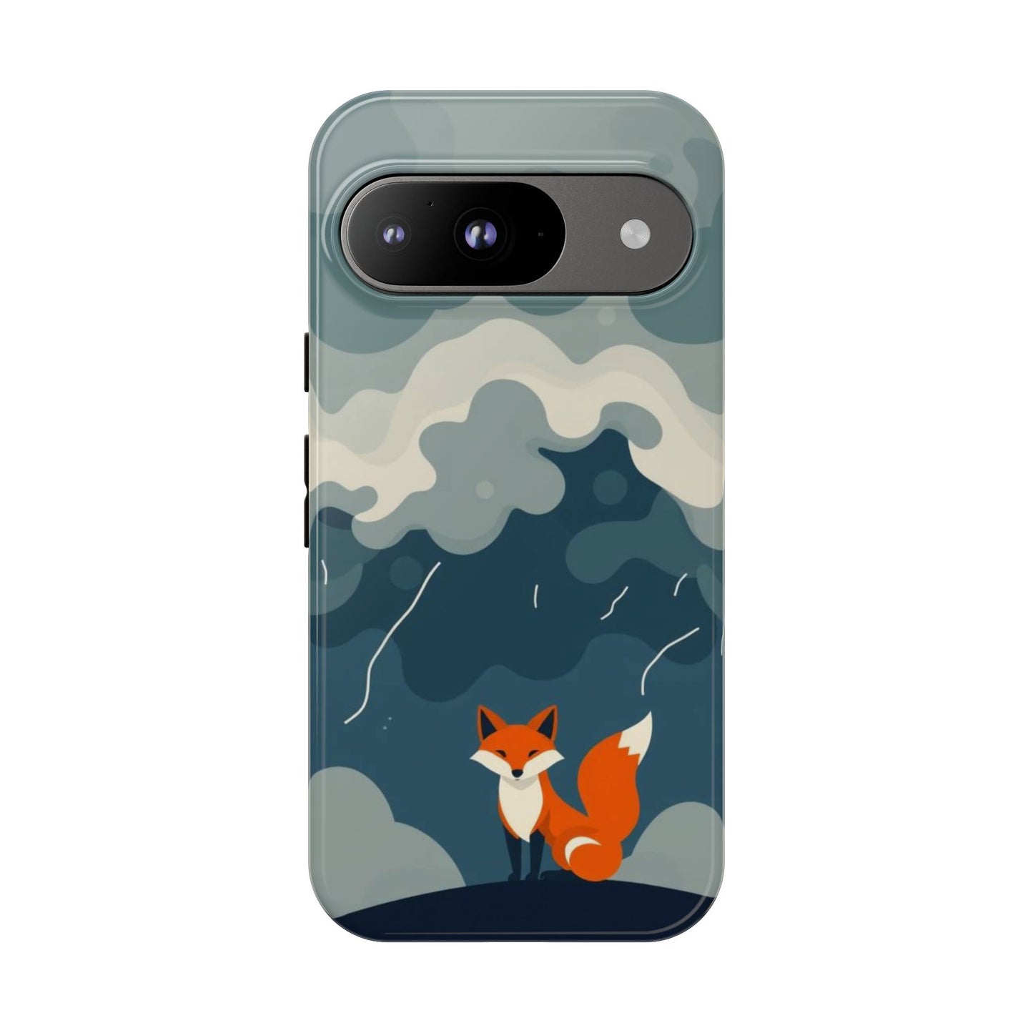 Stormy Fox Design Phone Case