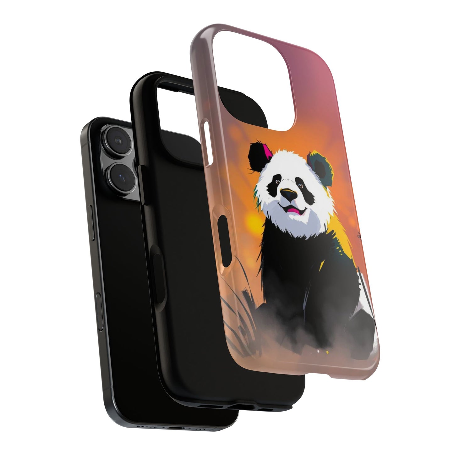 Pop Art Panda Design Phone Case