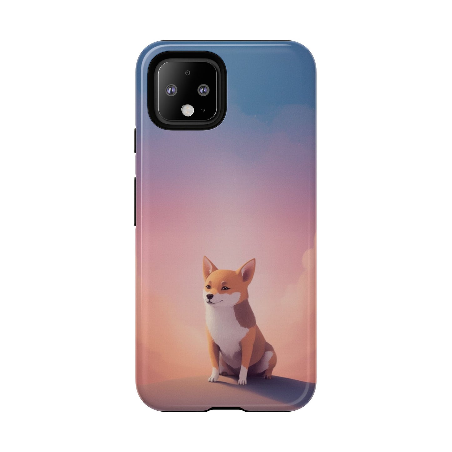 Cute Dog & Cloud Design "Good Doggo" Phone Case