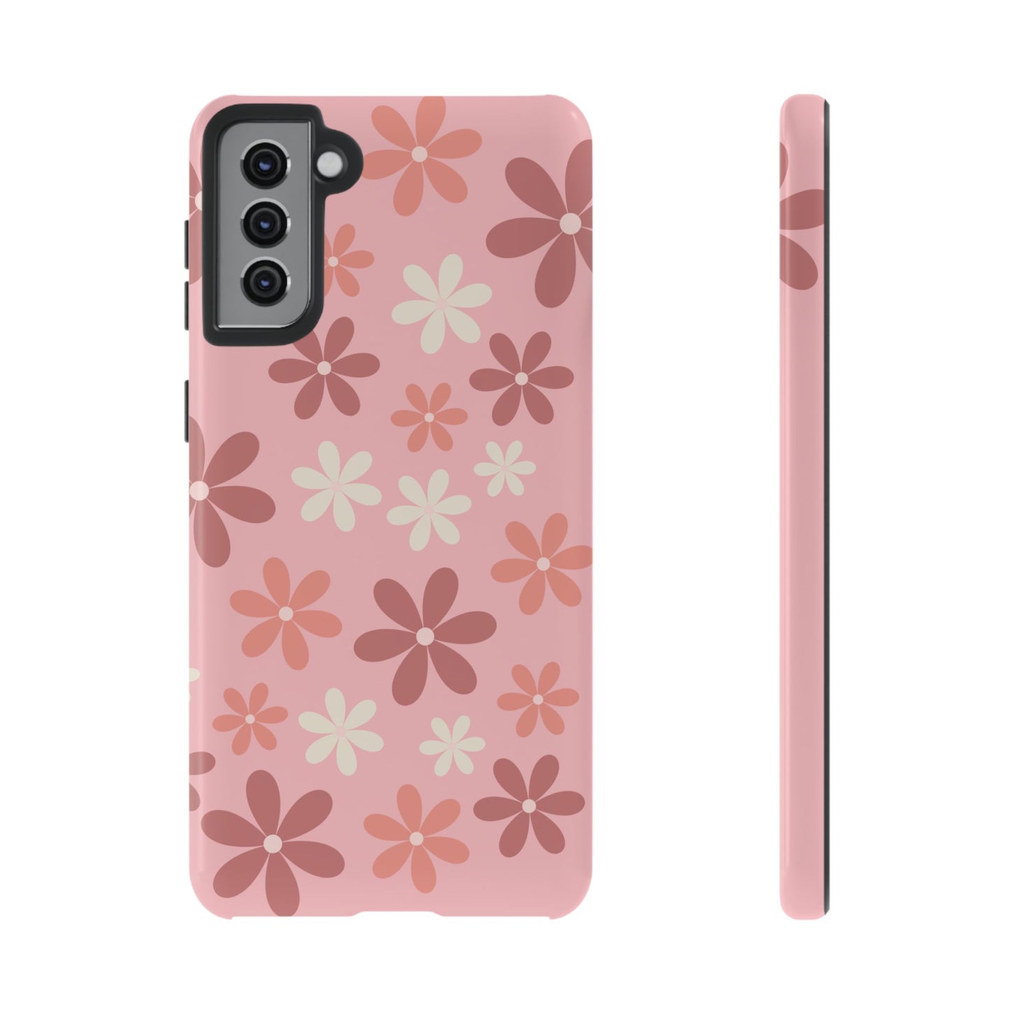 'Pink Floral Pattern' Phone Case