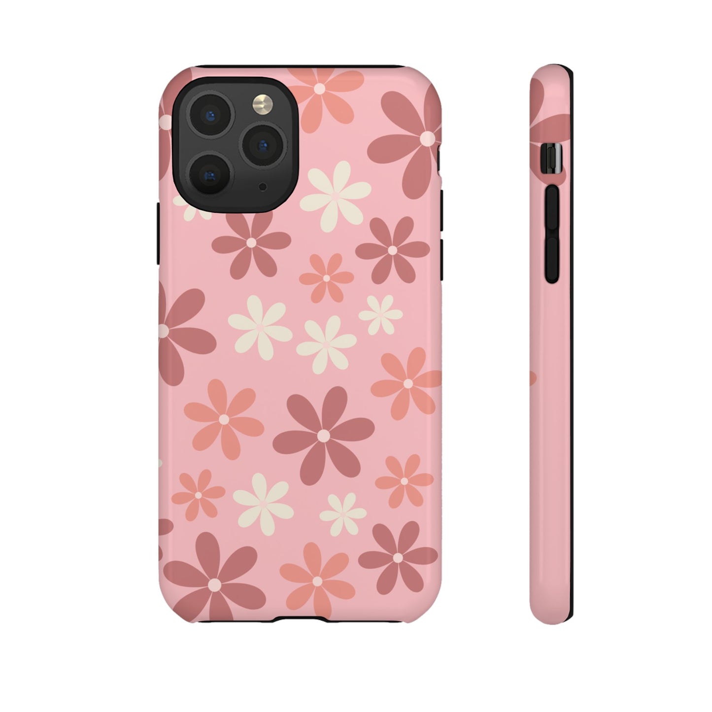'Pink Floral Pattern' Phone Case