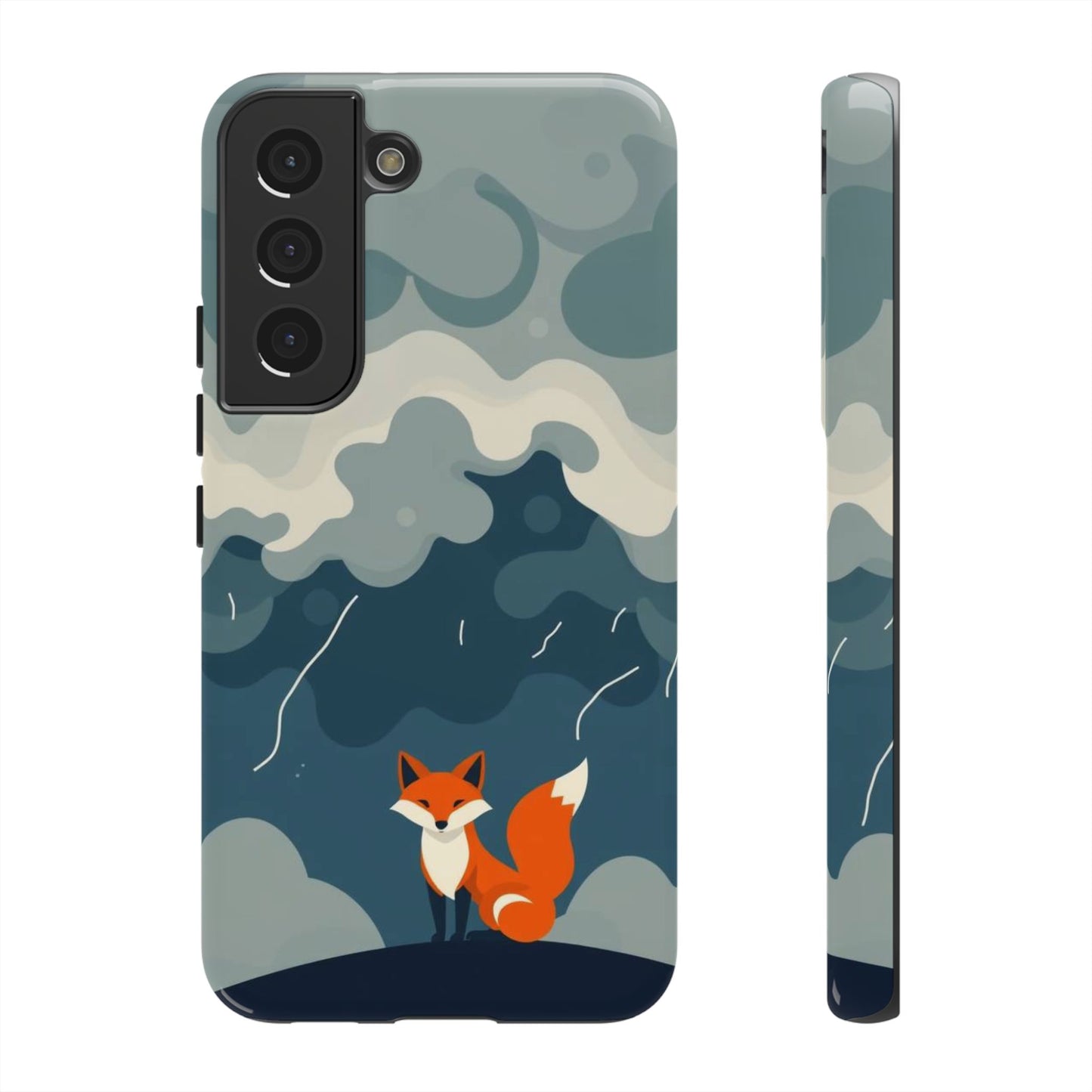 Stormy Fox Design Phone Case