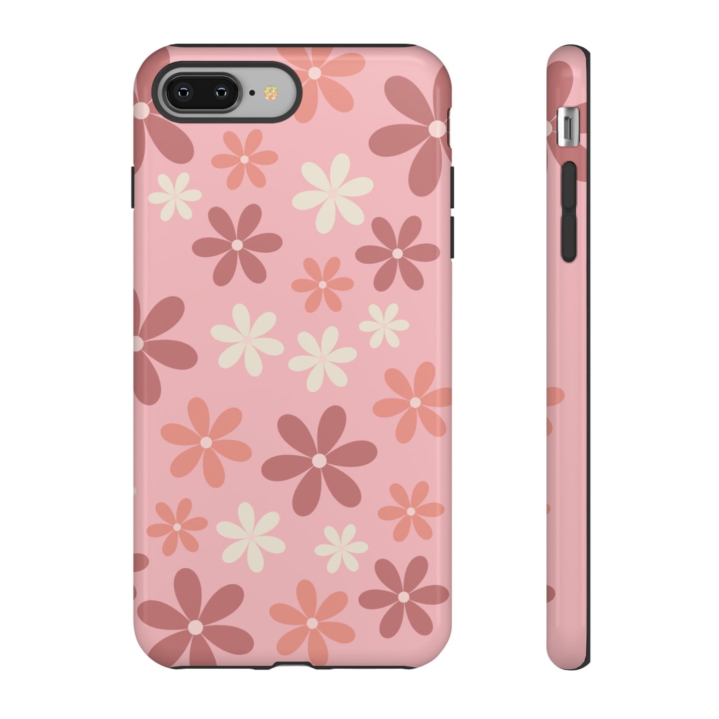 'Pink Floral Pattern' Phone Case