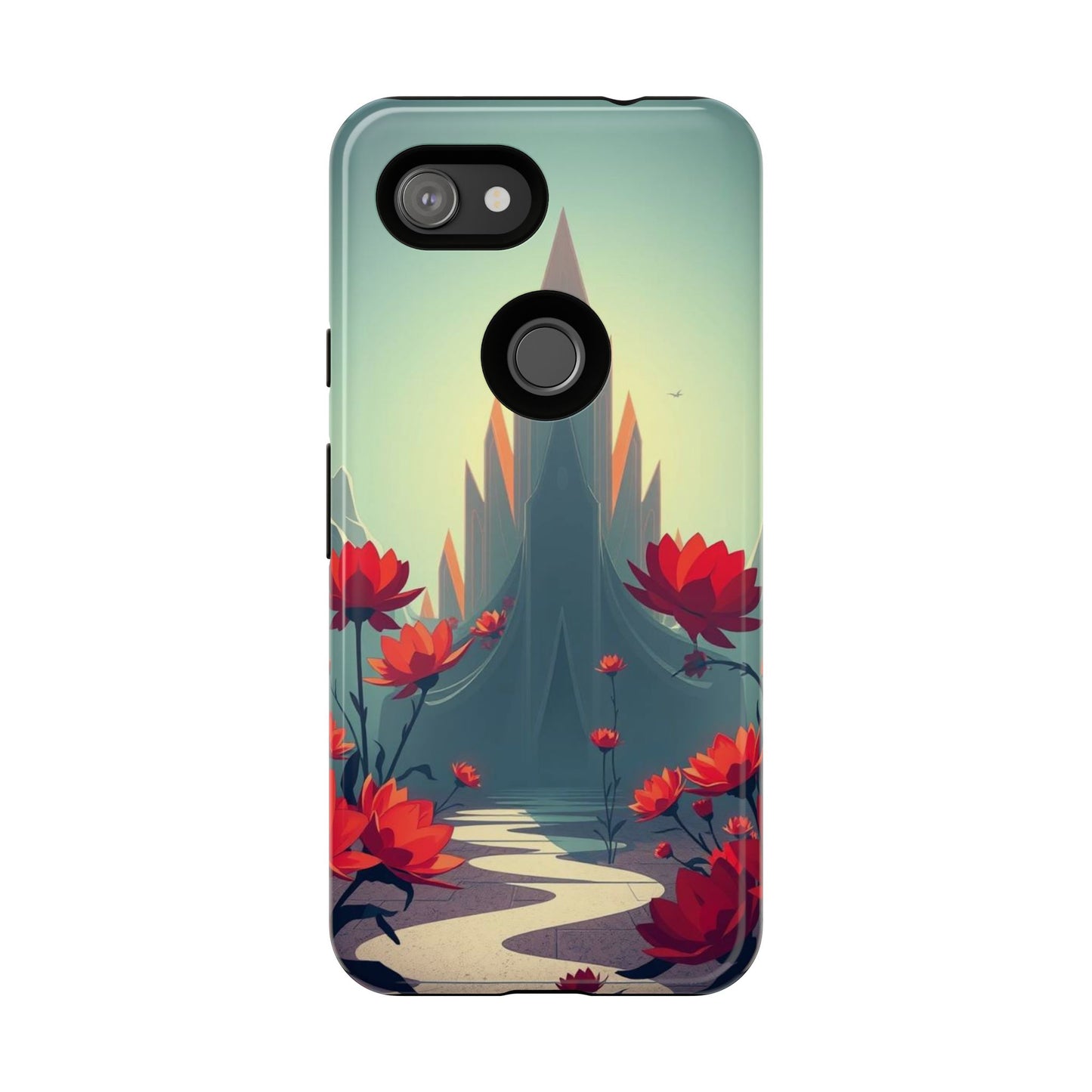 Gothic Alien Garden Design Phone Case