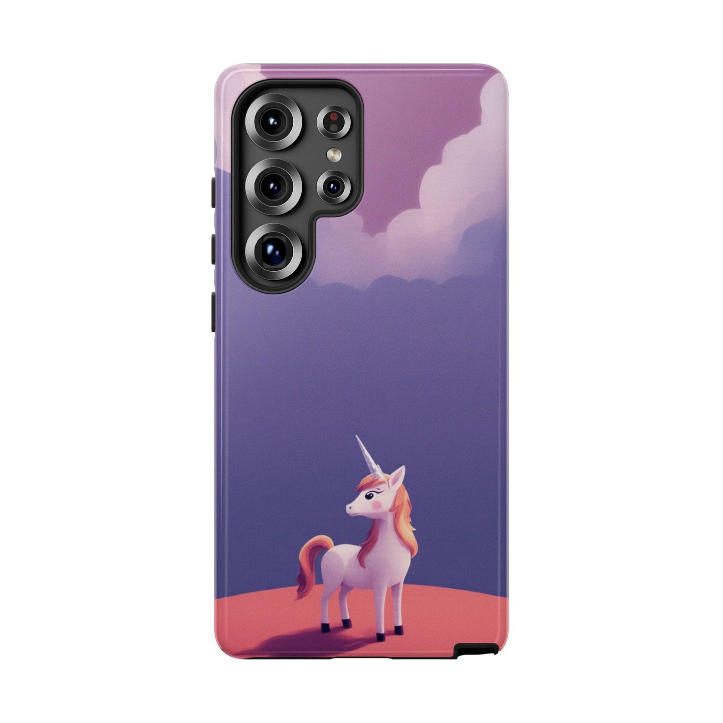 Cute Unicorn & Cloud Design Phone Case