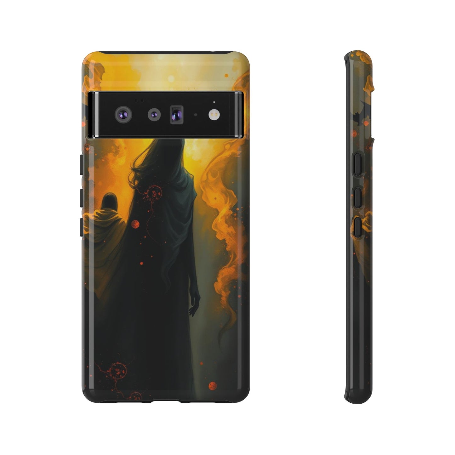 Acrylic Gothic Myterious Figures Phone Case