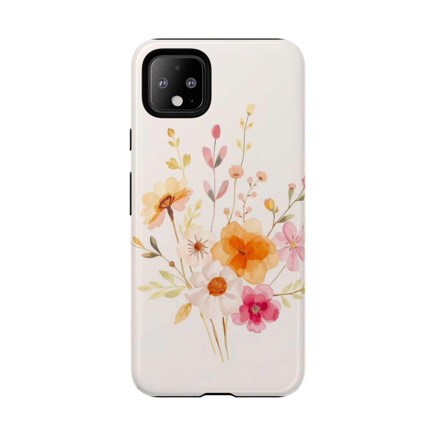 Boho Chic Watercolour Flower Pattern Phone Case