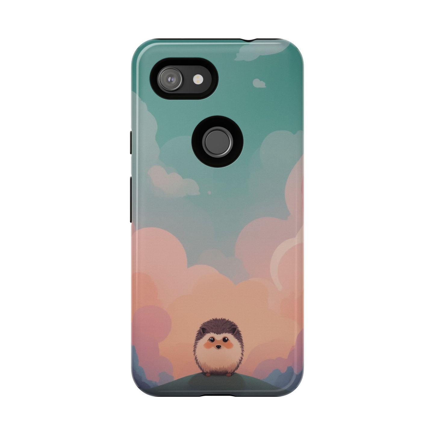 Cute Hedgehog & Cloud Design Phone Case