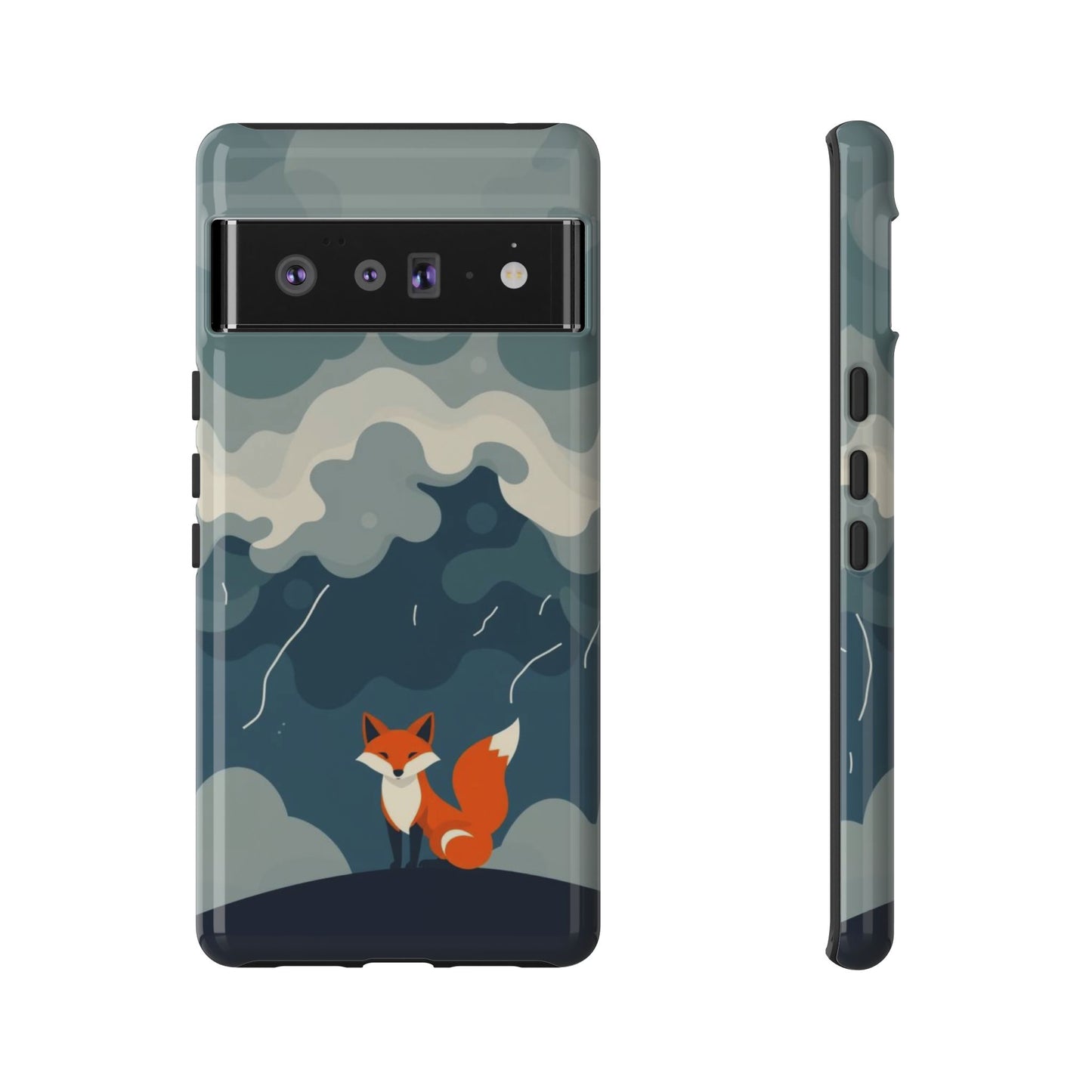 Stormy Fox Design Phone Case