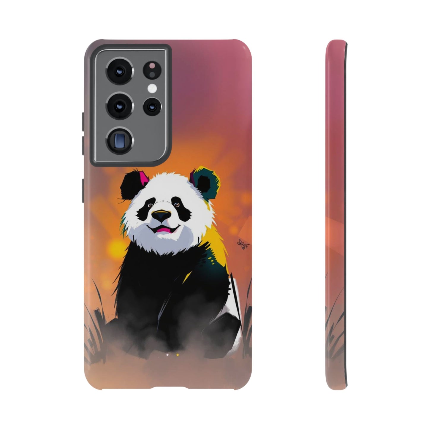 Pop Art Panda Design Phone Case