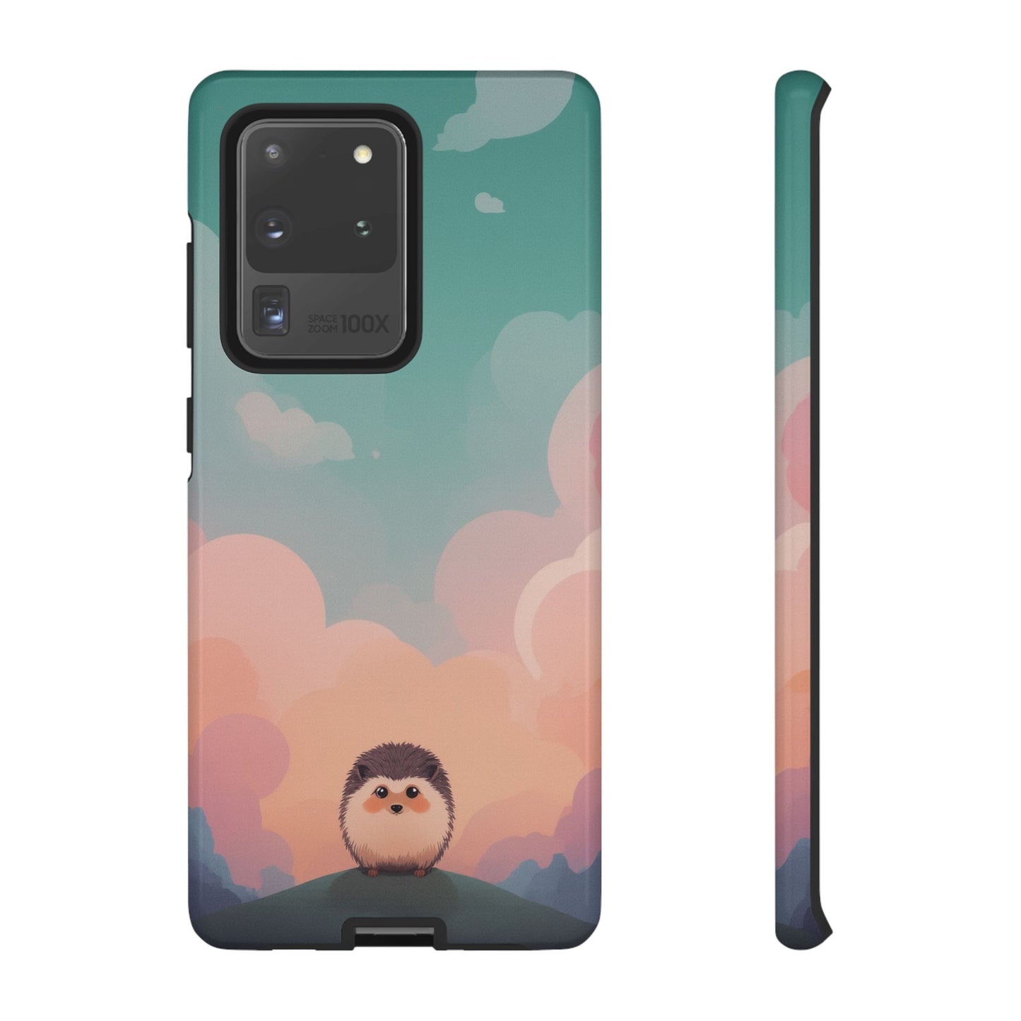 Cute Hedgehog & Cloud Design Phone Case
