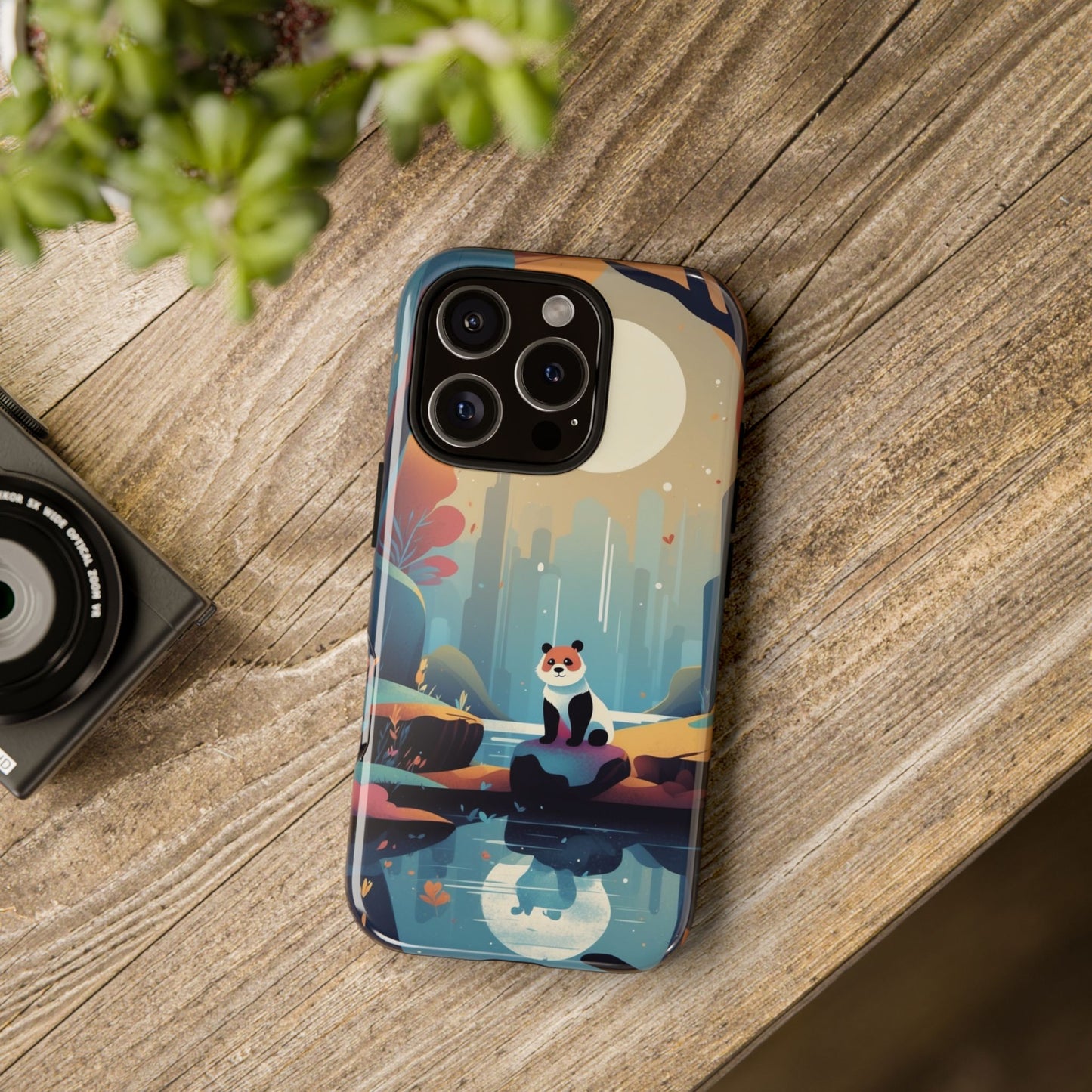 Stylised Panda Design Phone Case
