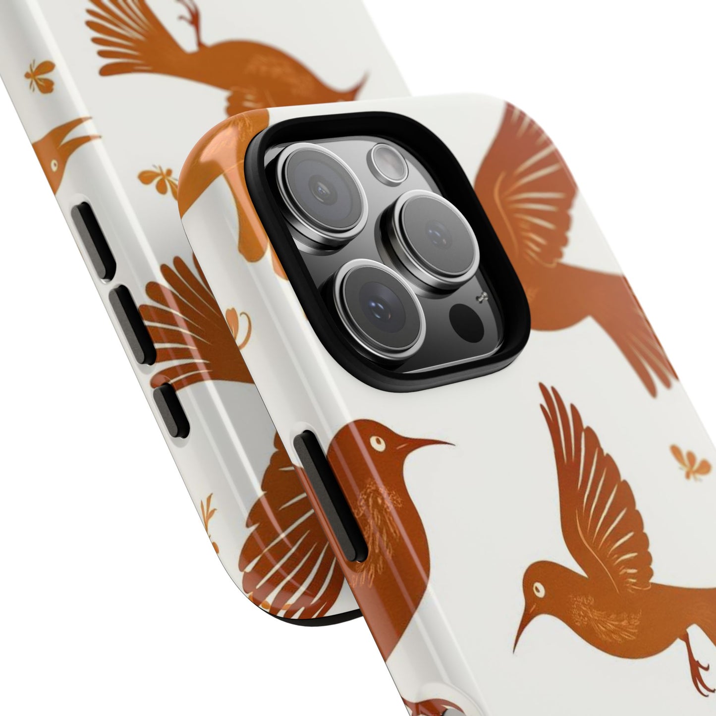 Abstract Bird Pattern Phone Case