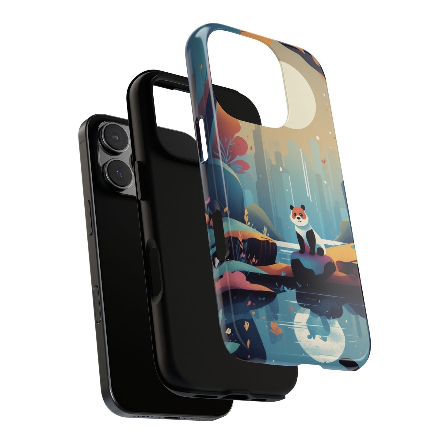 Stylised Panda Design Phone Case