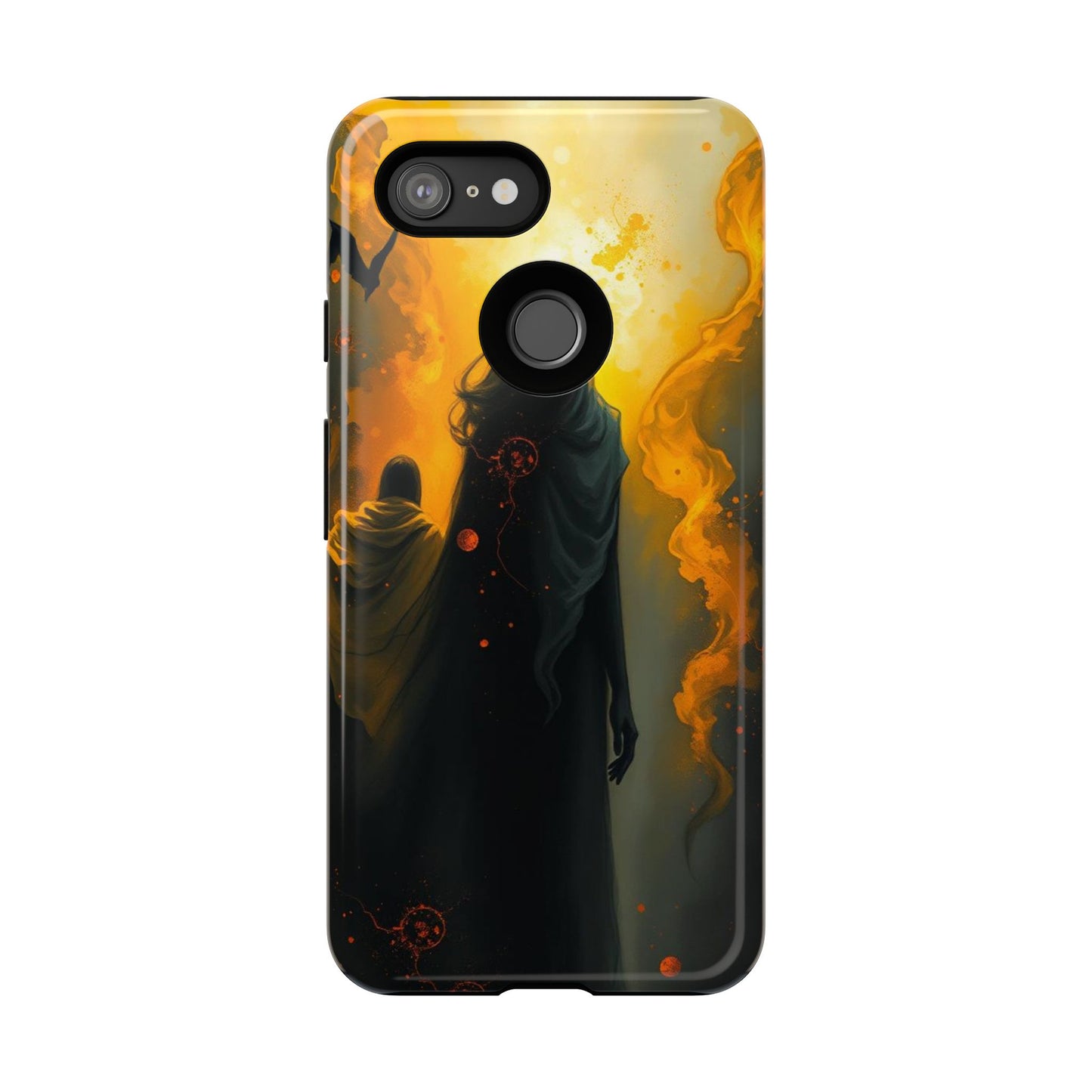 Acrylic Gothic Myterious Figures Phone Case