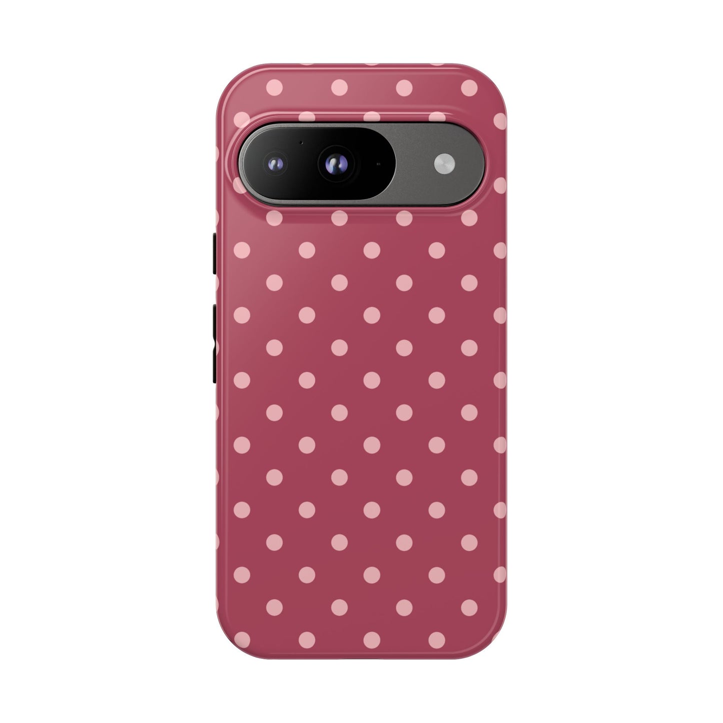 Google Pixel 9 / Glossy Phone Case - ’Pink Dot Pattern’ Phone Case