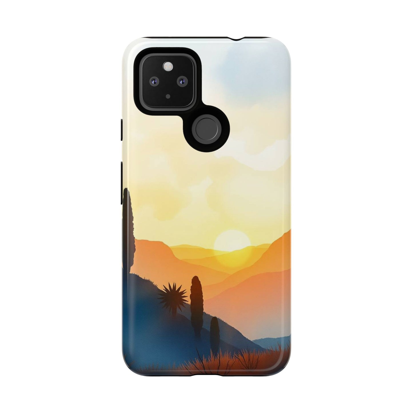 Watercolour Sunset Design Phone Case