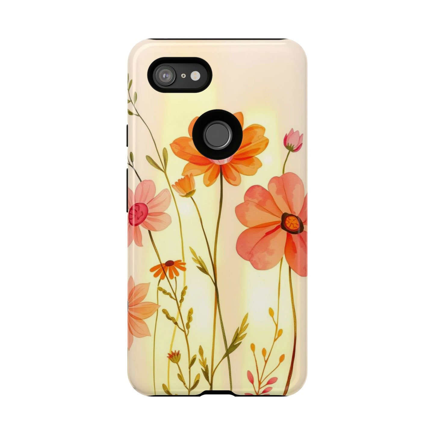 Watercolour Bunch of Wildflowers Design Phone Case