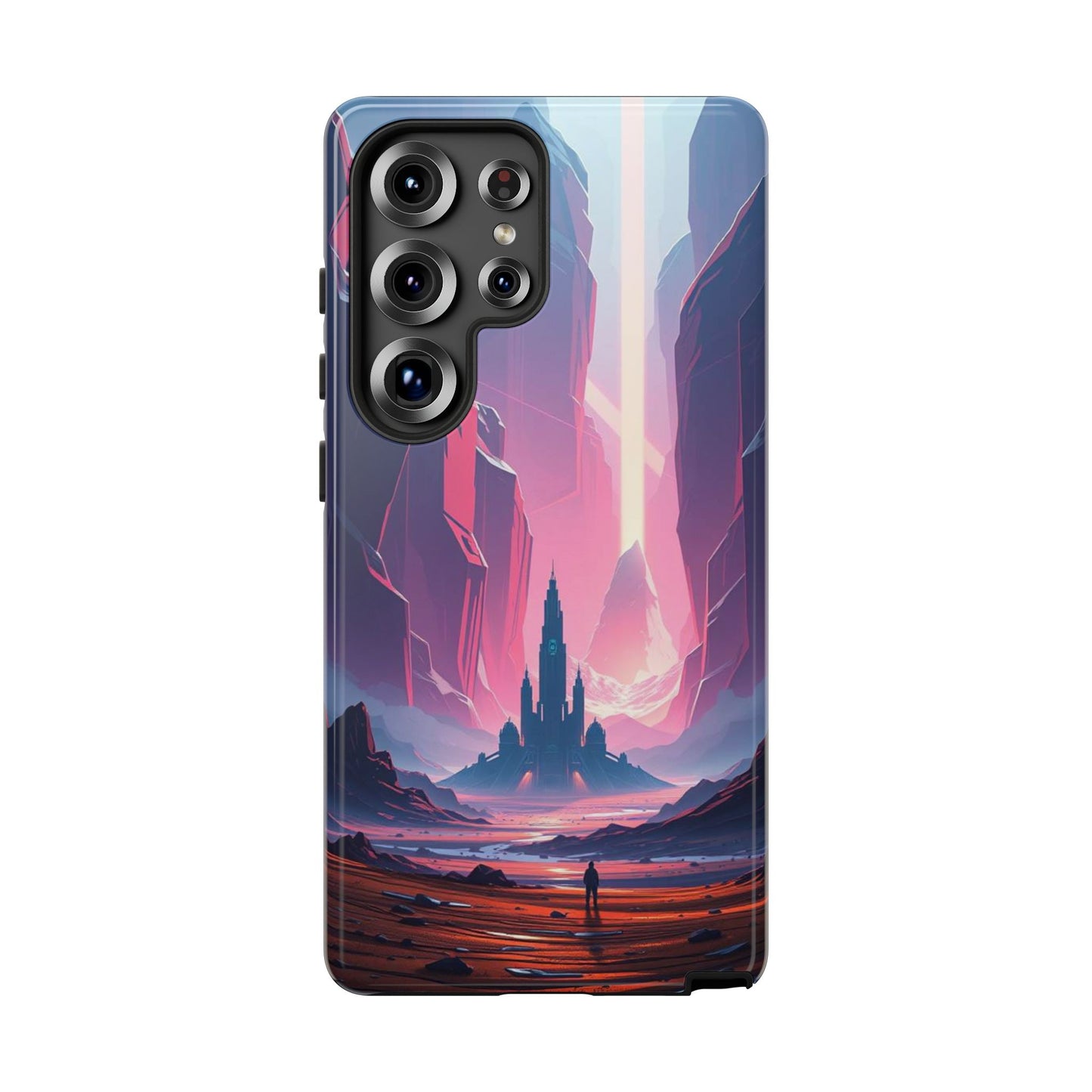 Alien Fortress Design Phone Case