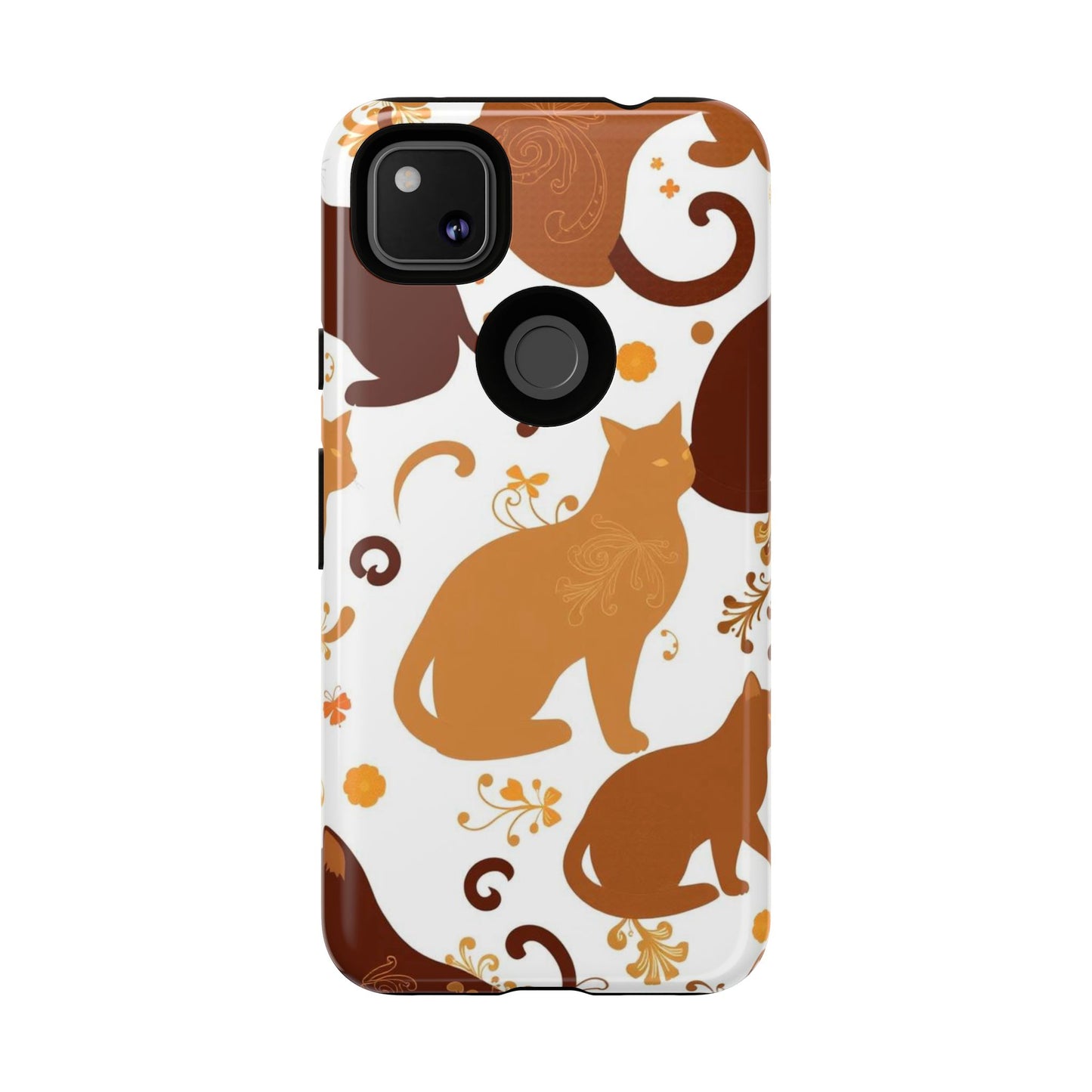Abstract Cat Pattern Phone Case