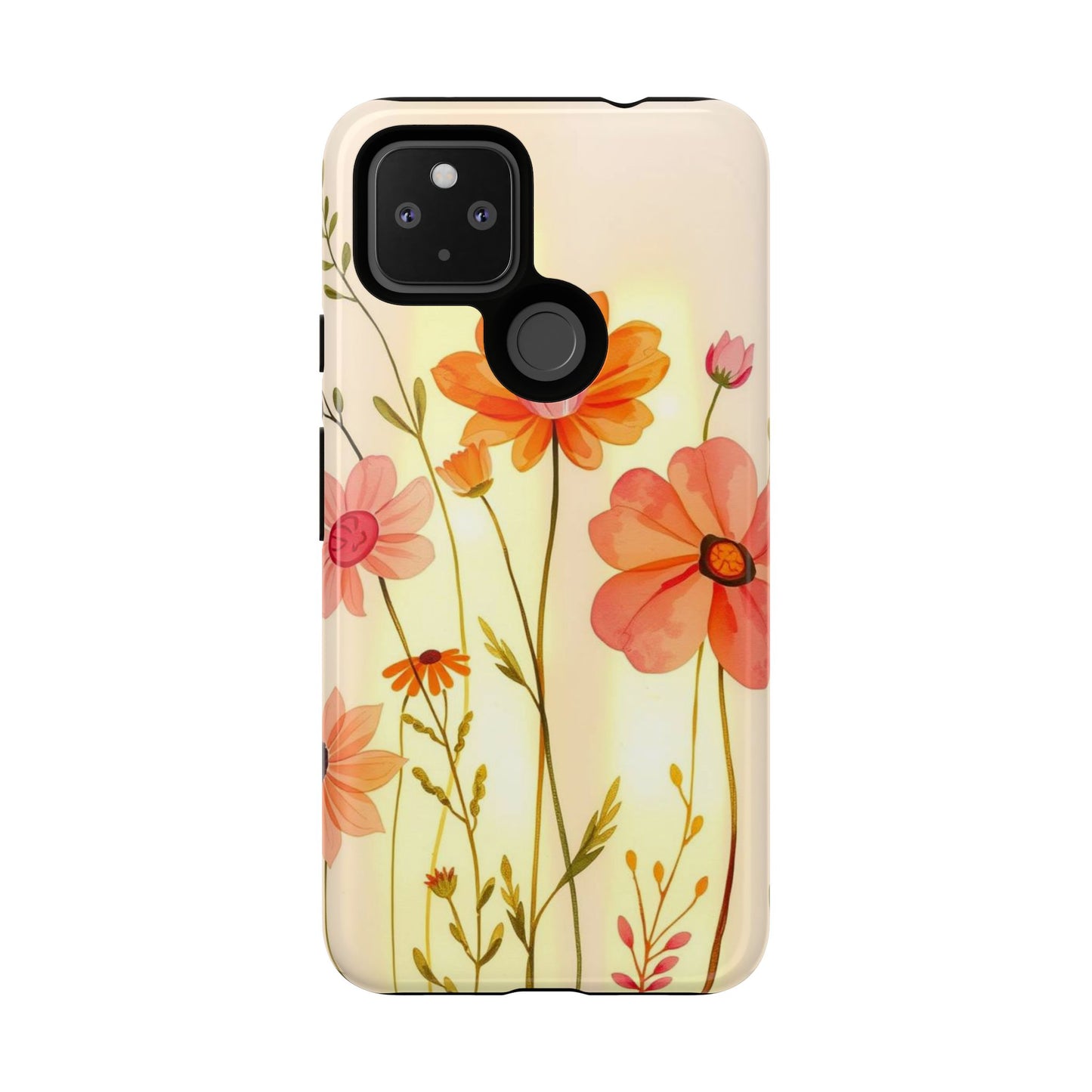 Watercolour Bunch of Wildflowers Design Phone Case
