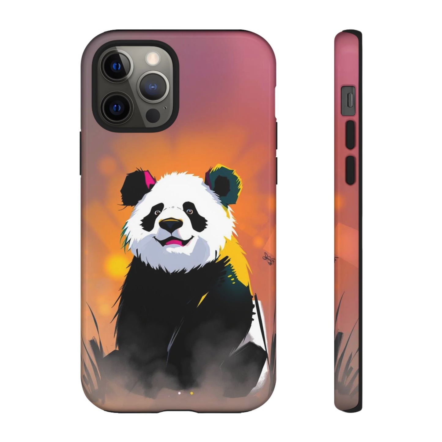 Pop Art Panda Design Phone Case