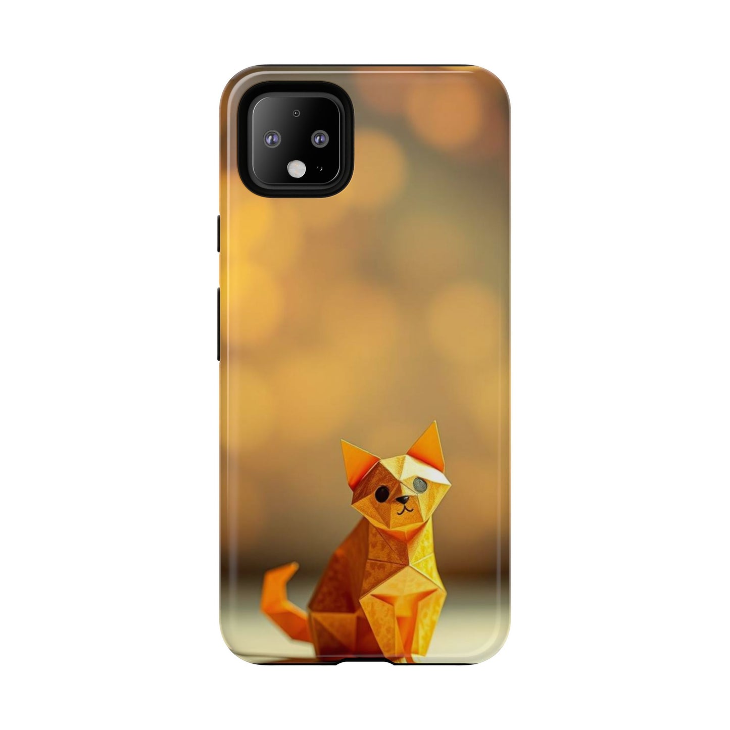 Origami Cat Design Phone Case